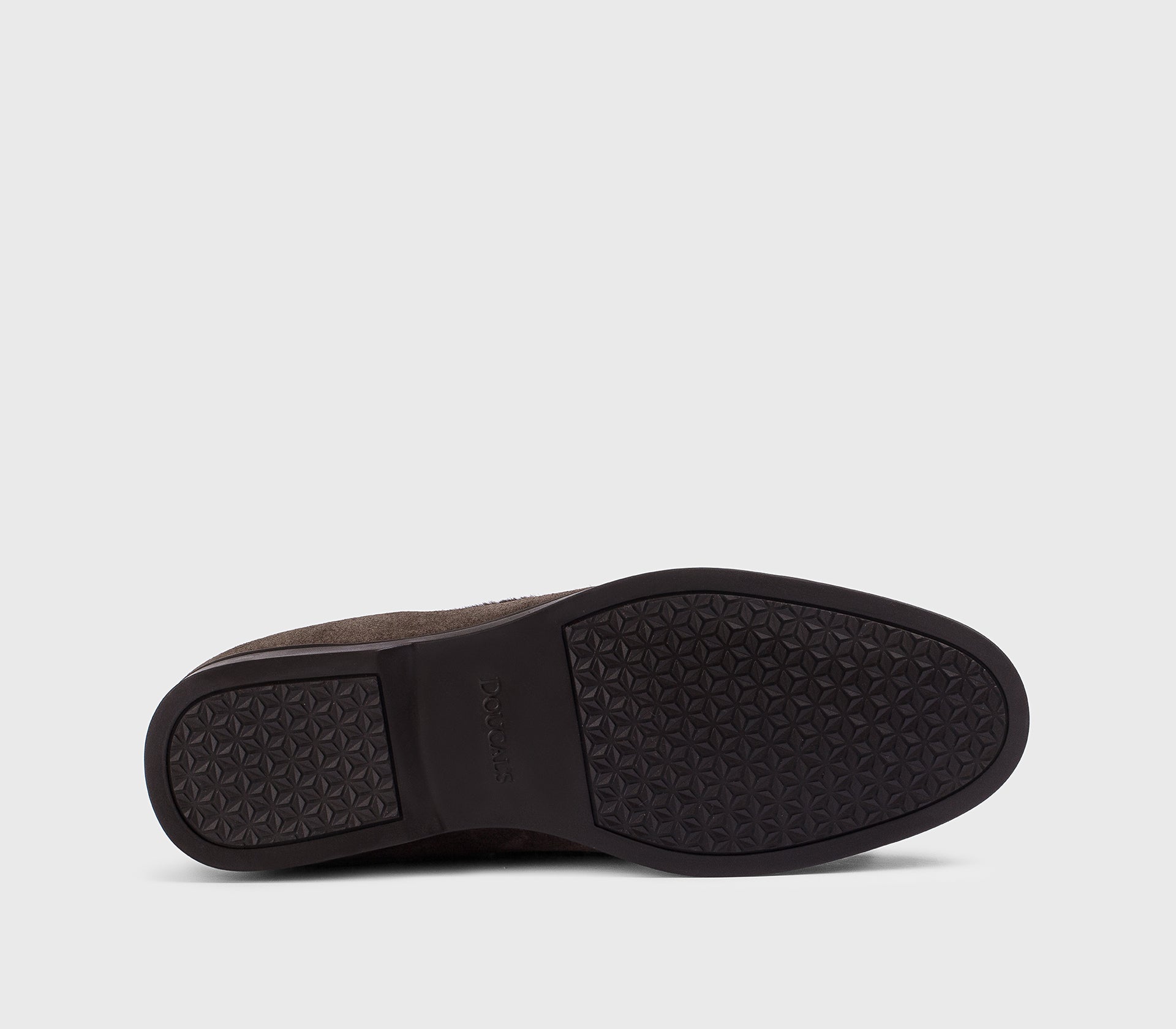 DD8920JOANUM252TL03 - Mocassino in suede con dettaglio pelliccia mogano