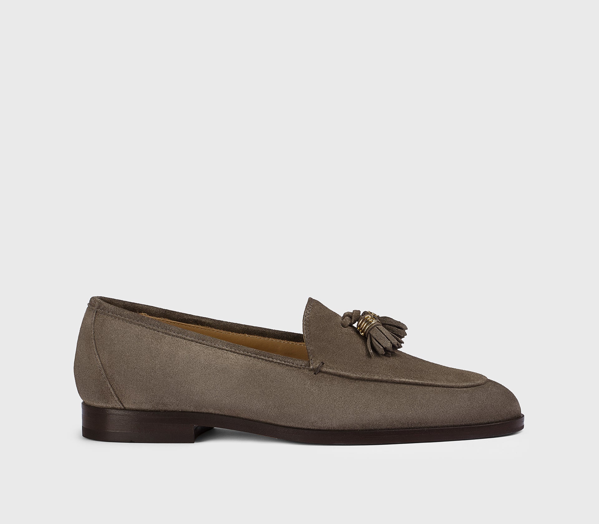 DD8943ELEAUF252TM39 - Mocassino con nappine in suede espresso