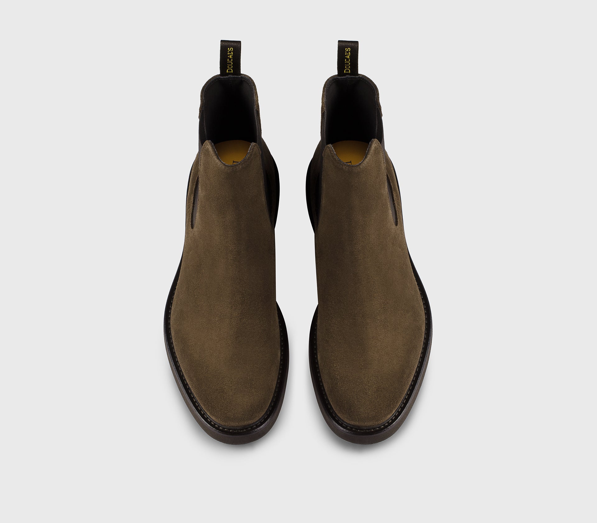 DU1343GENOUF009TC05 - Stivaletto in suede havana