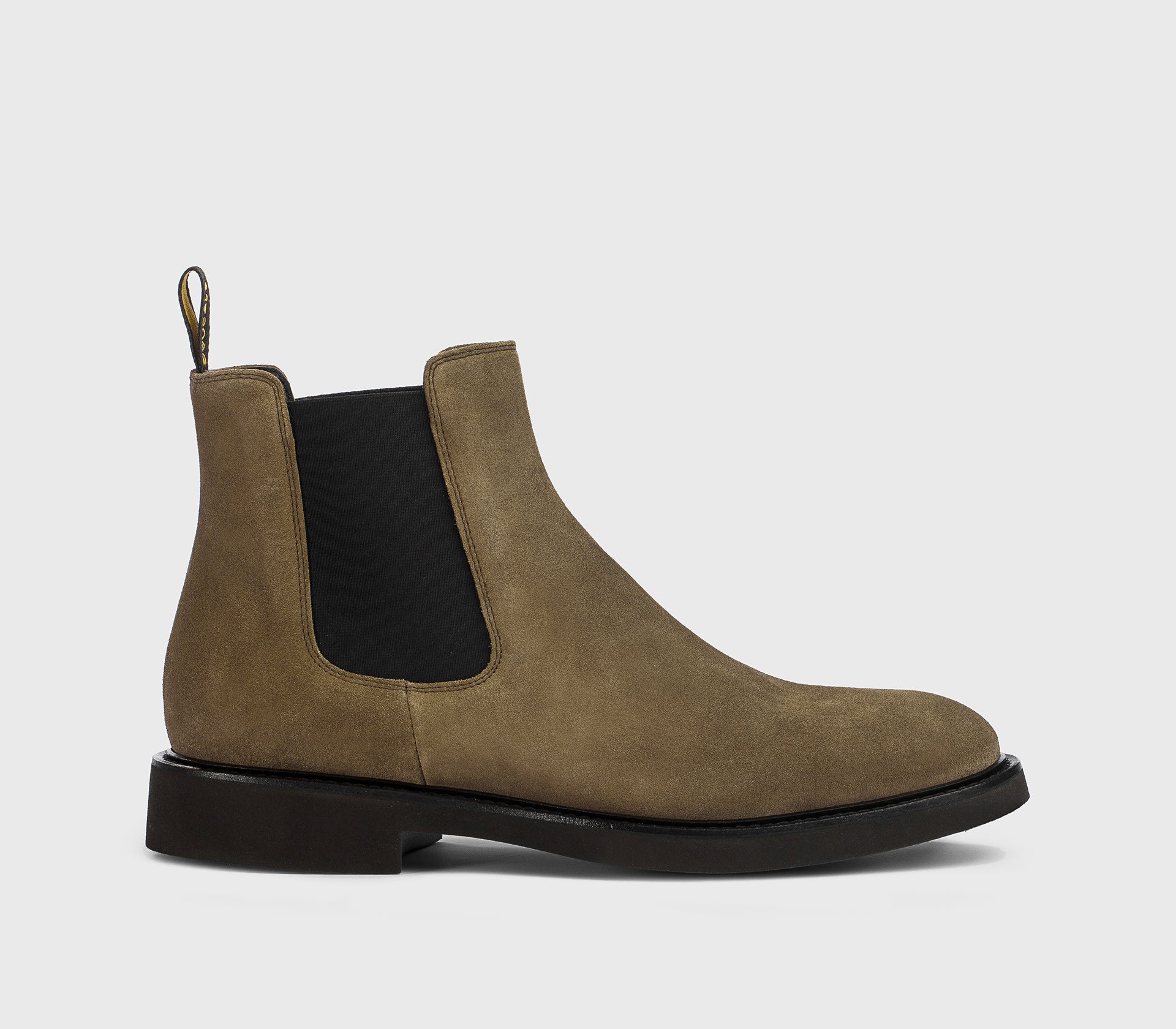 DU1343GENOUF009TM08 - Stivaletto in suede cacao