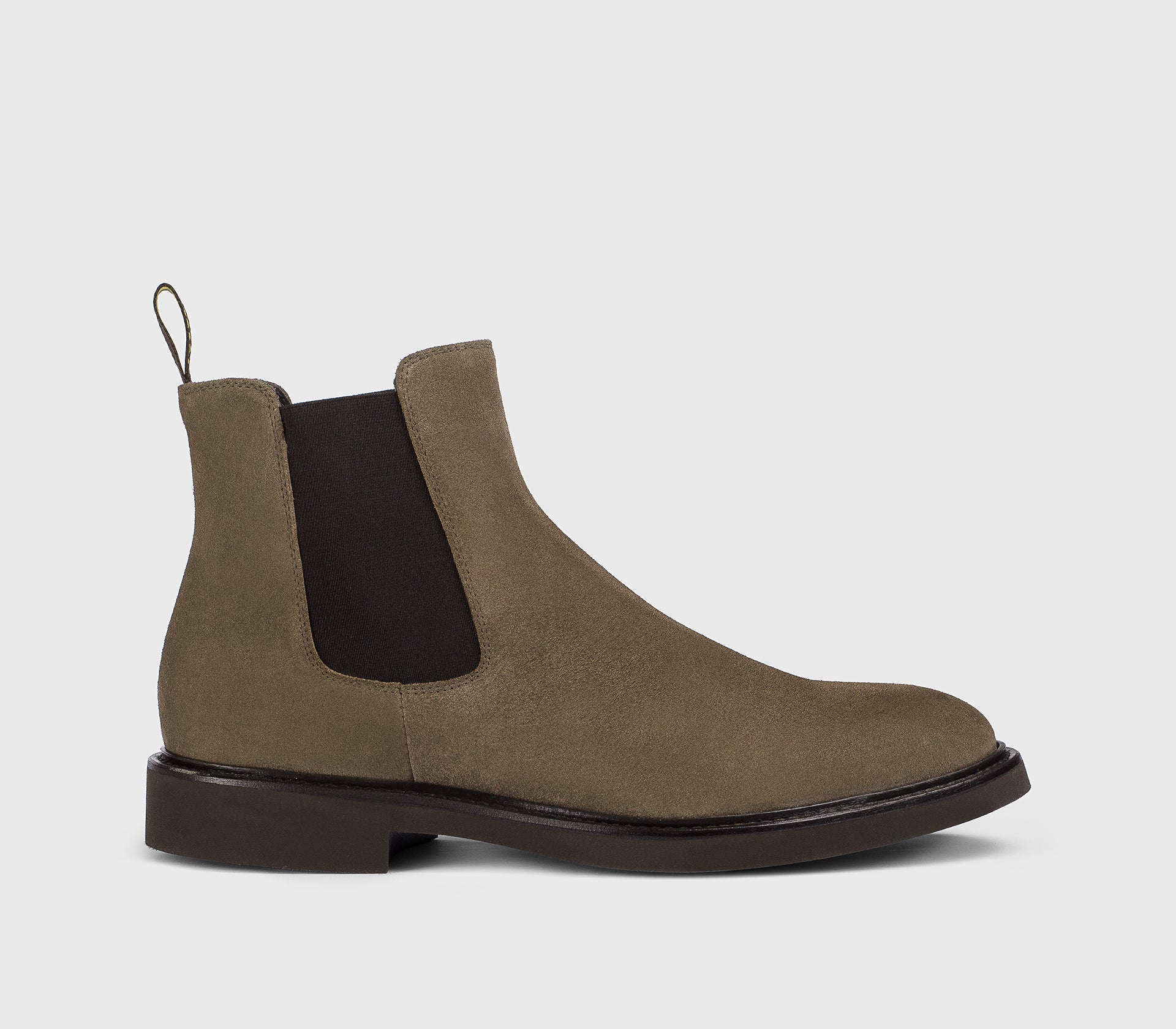 DU1343GENOUF009TM49 - Stivaletto in suede creta