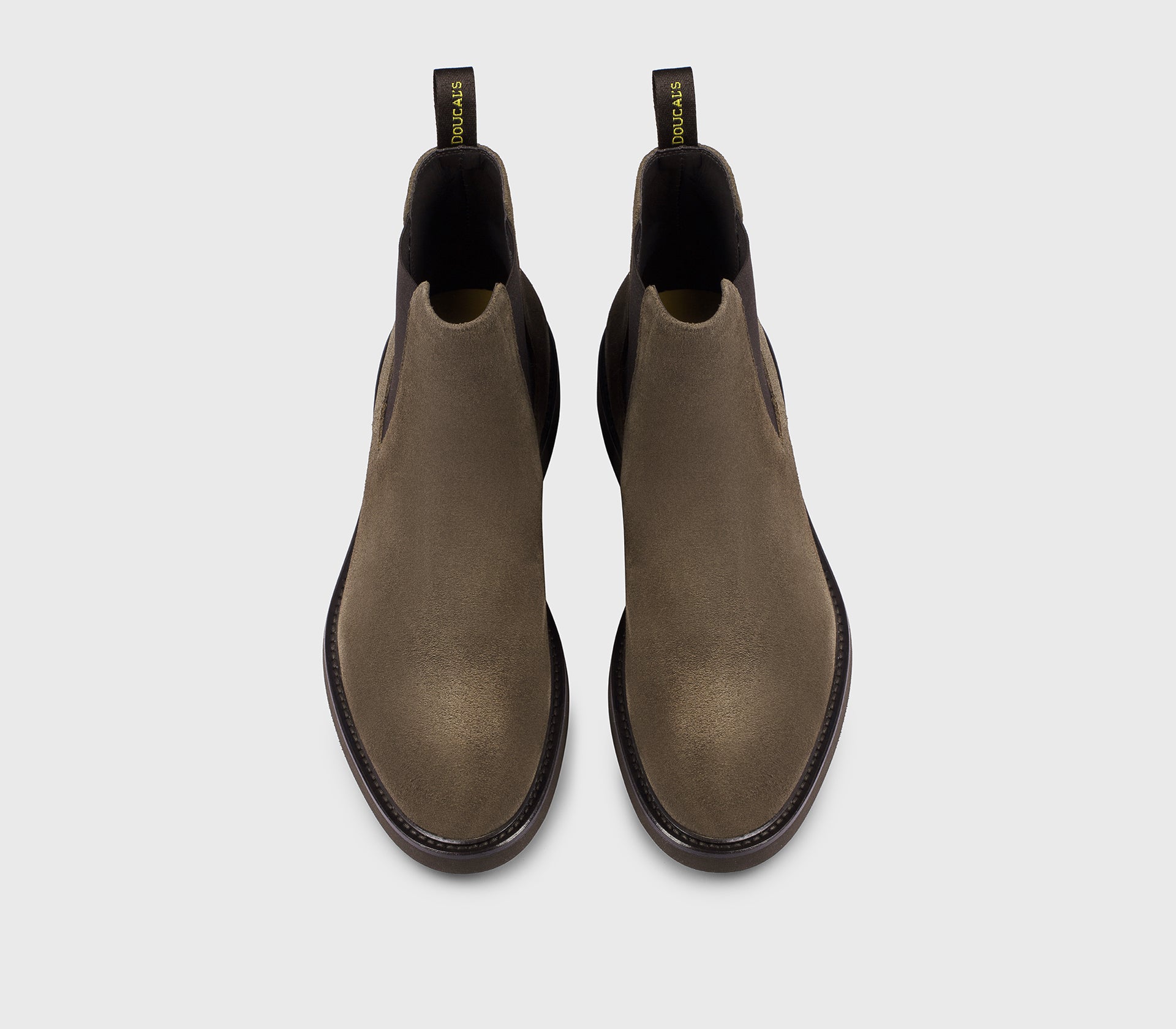 DU1343GENOUF009TM49 - Stivaletto in suede creta