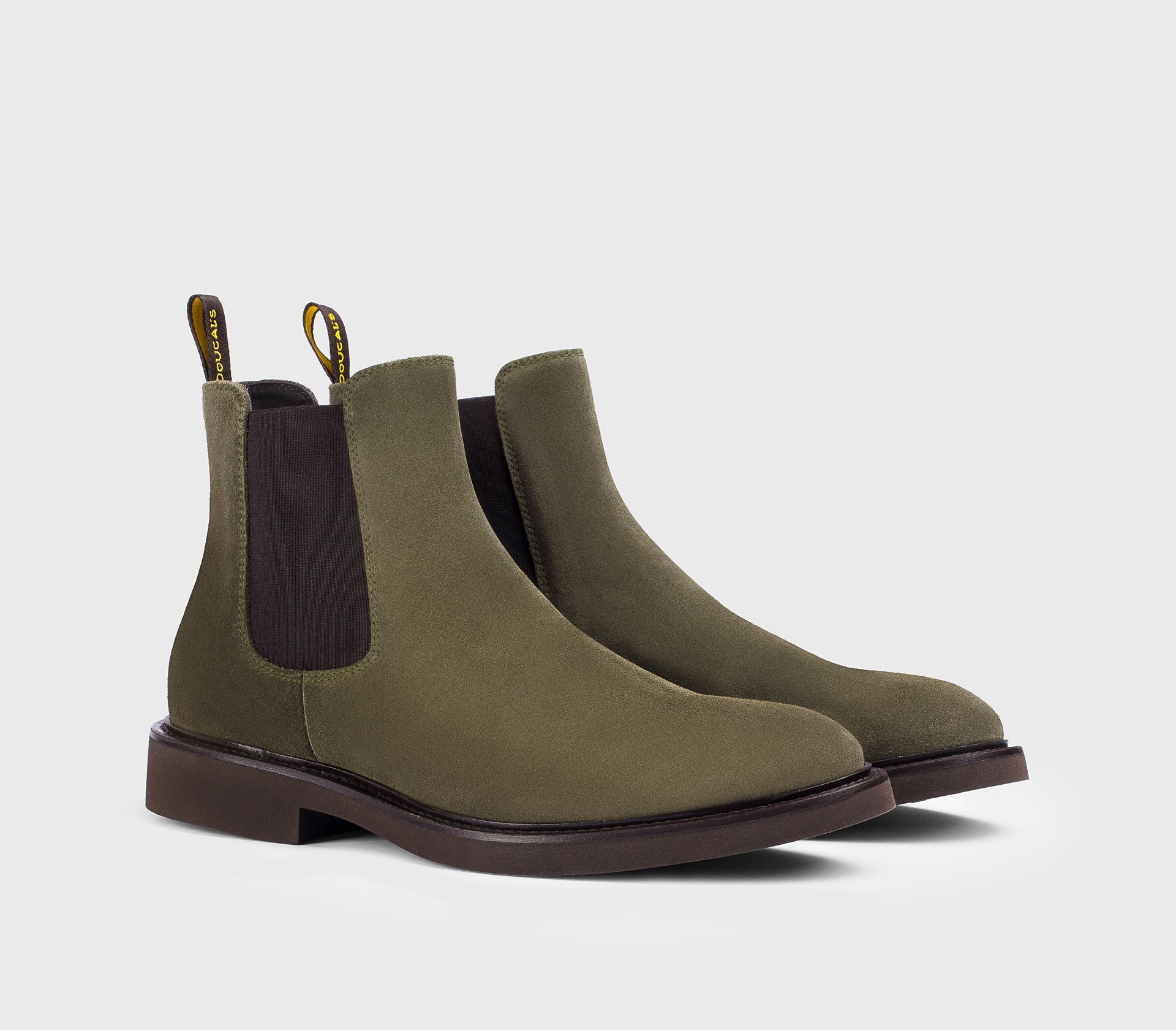 DU1343GENOUF009TV23 - Stivaletto in suede muschio