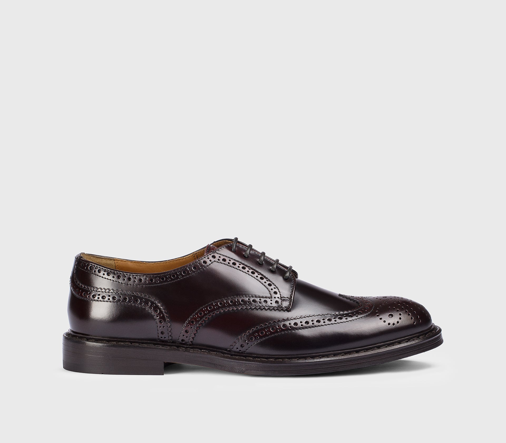 DU1367SIEWUF007TR23 - Stringata derby coda di rondine barbera