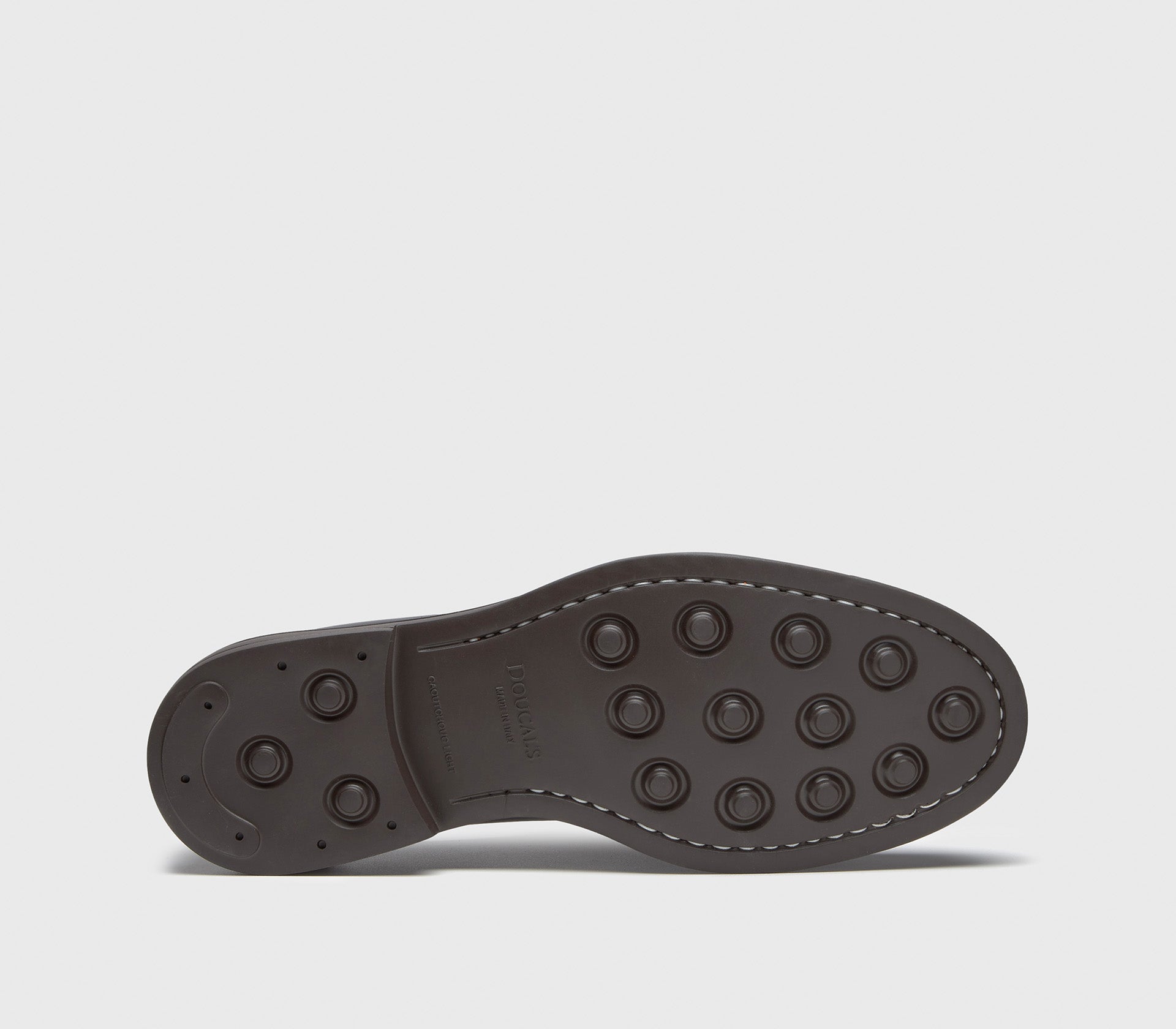 DU1385BRUXUF007TM04 - Stringata in pelle marrone