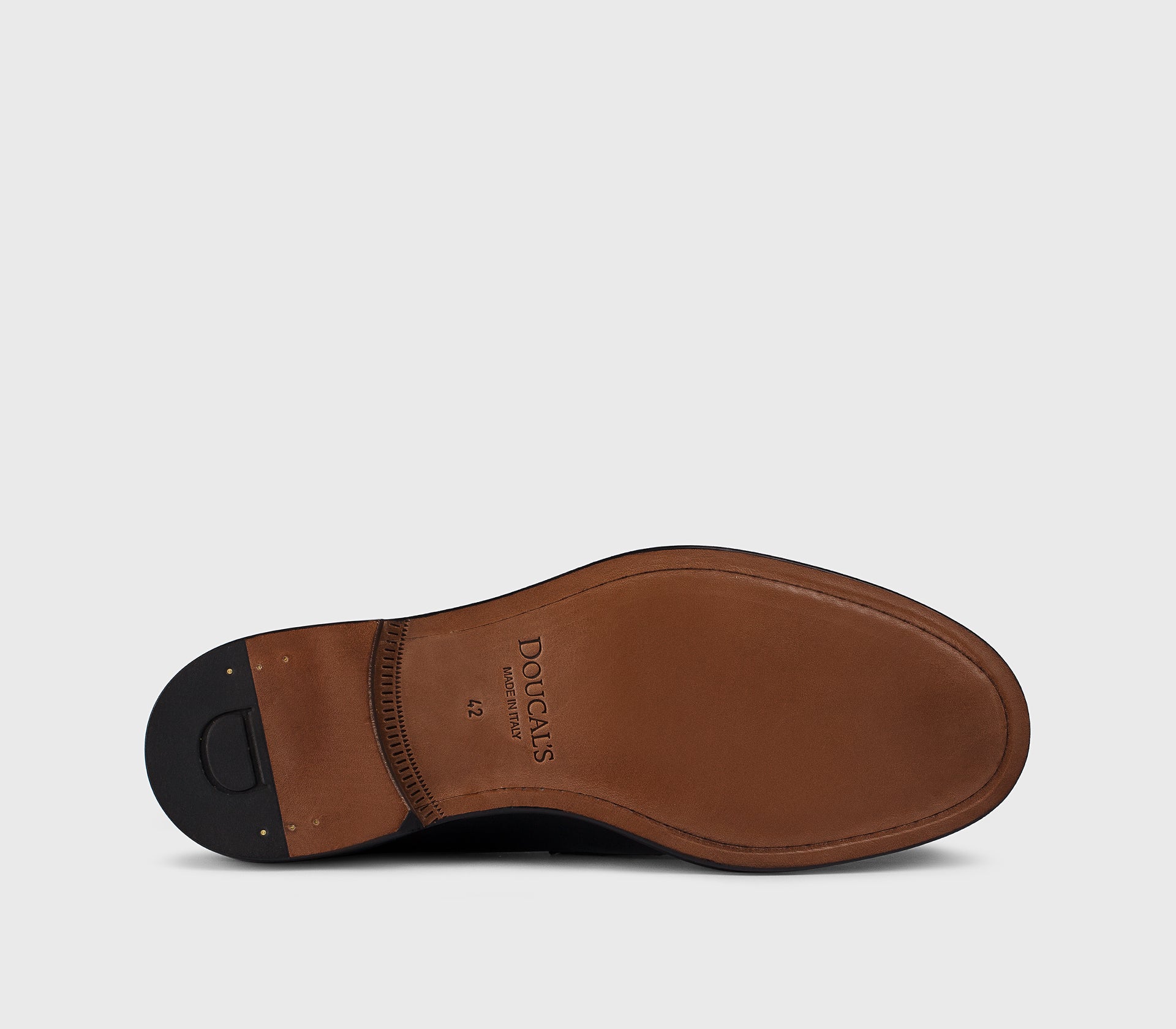 Mocassin en cuir noir