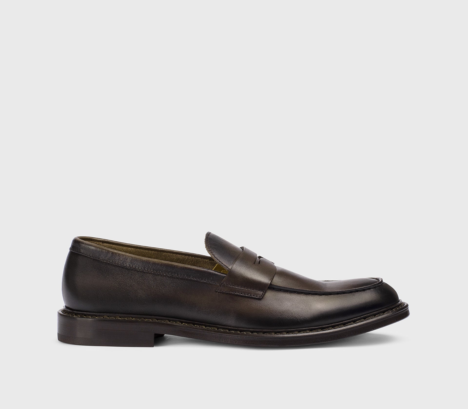 DU2405PHOEUY259TM00 - Mocassino in pelle testa di moro