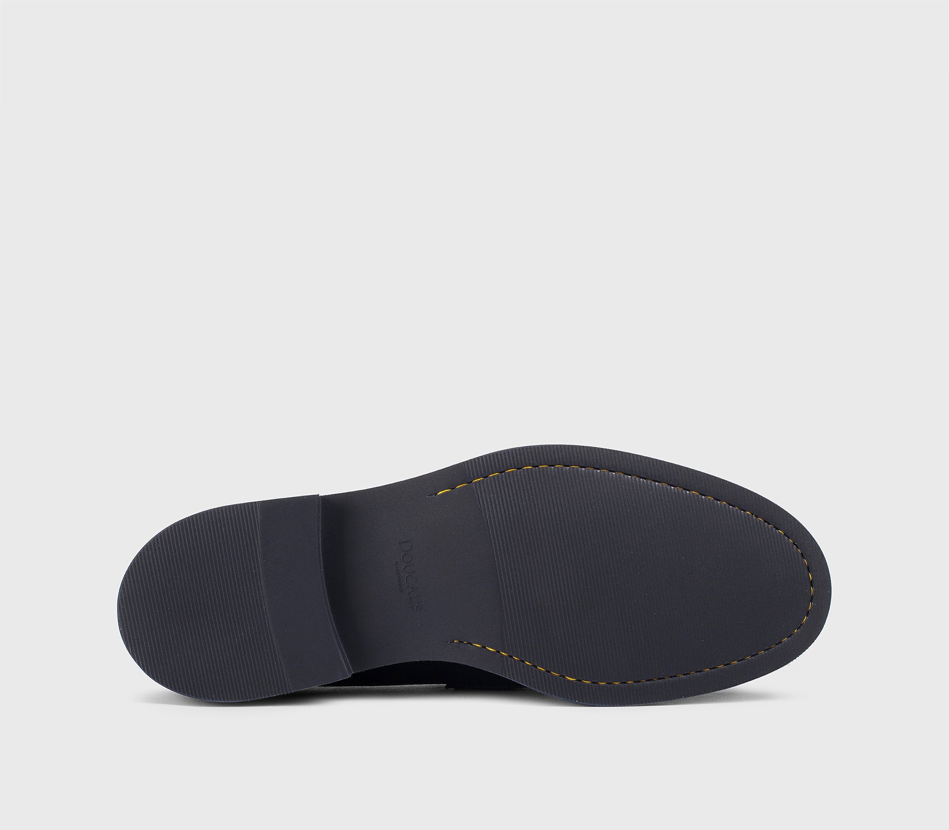 Blue suede loafer