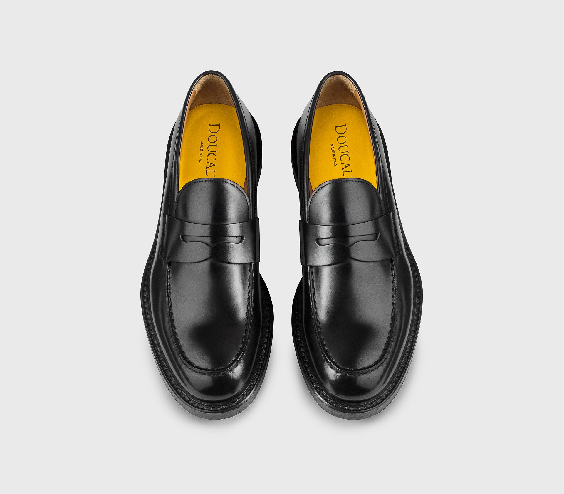 DU2528SIEWUF007NN00 - Mocassino in pelle nera