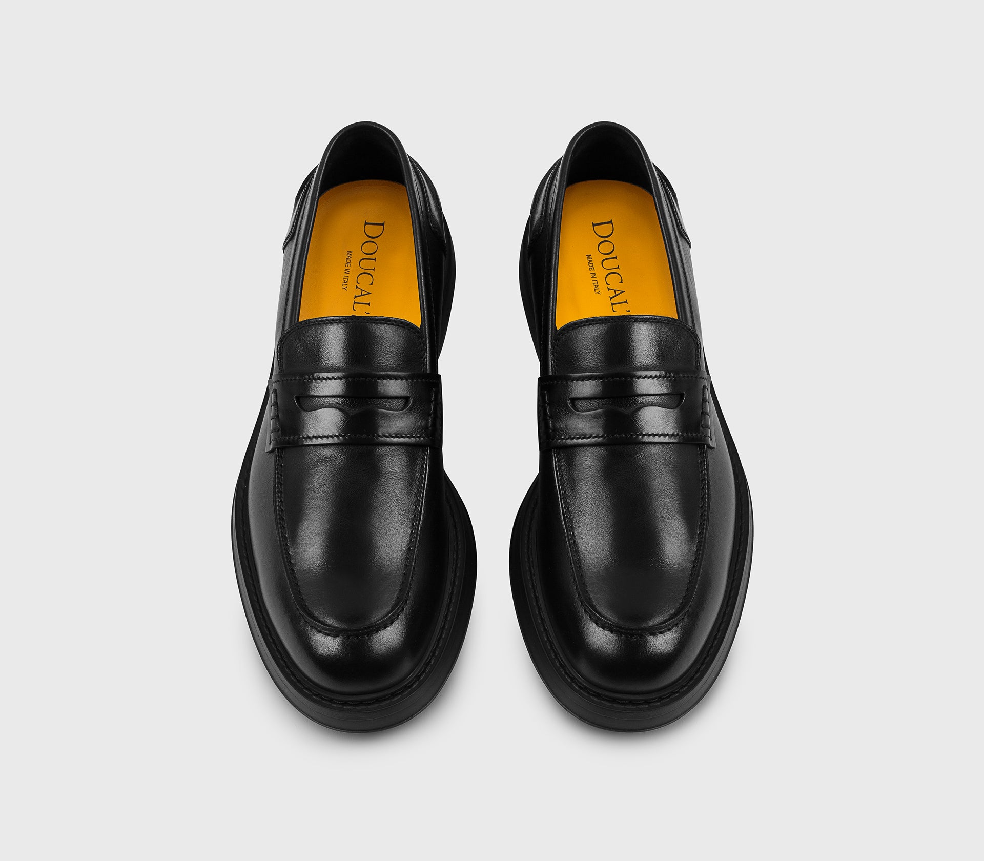 DU2726BRUXUF188NN00 - Mocassino penny in pelle nera