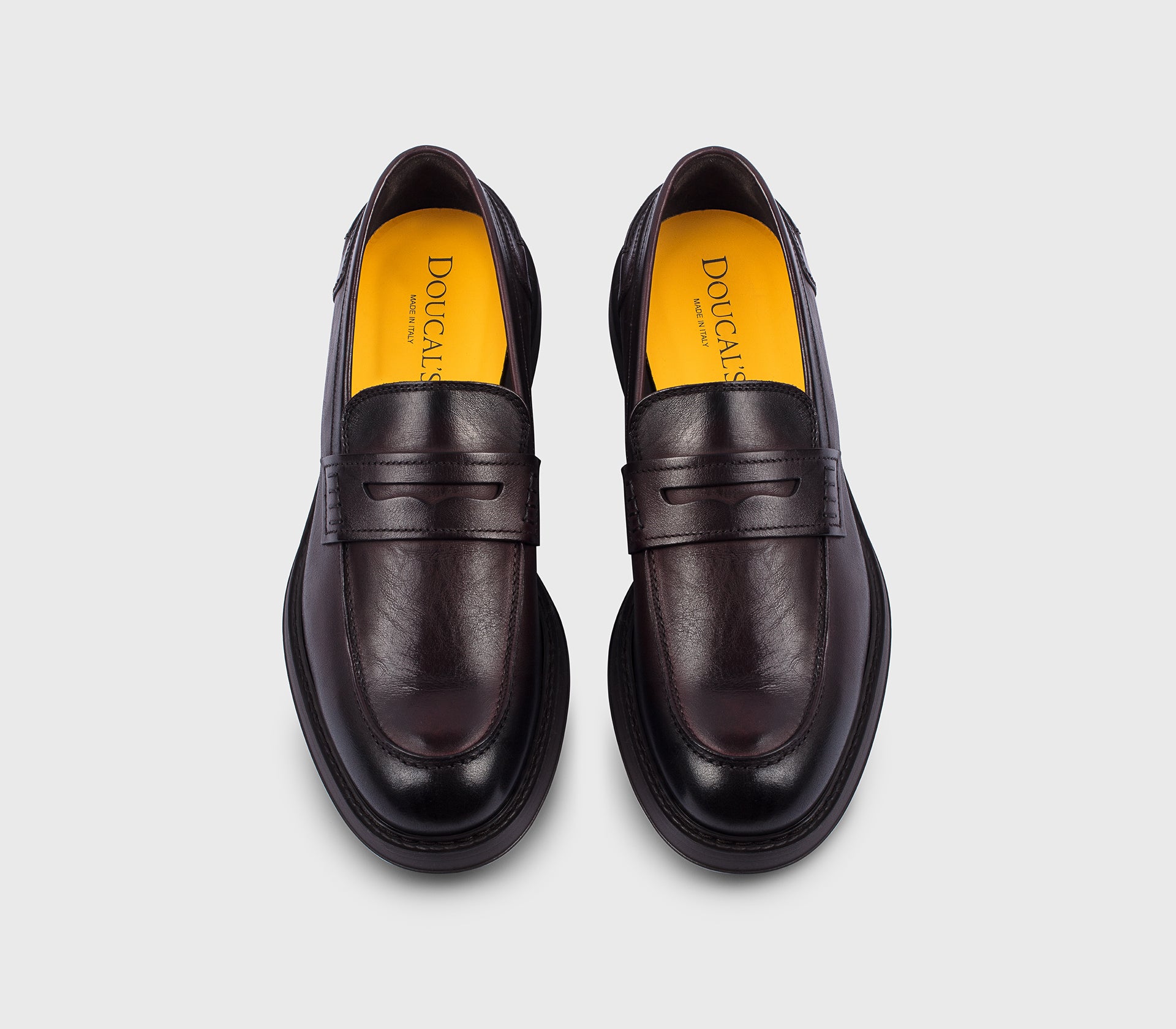 DU2726BRUXUF188TL01 - Mocassino Penny in pelle burgundy