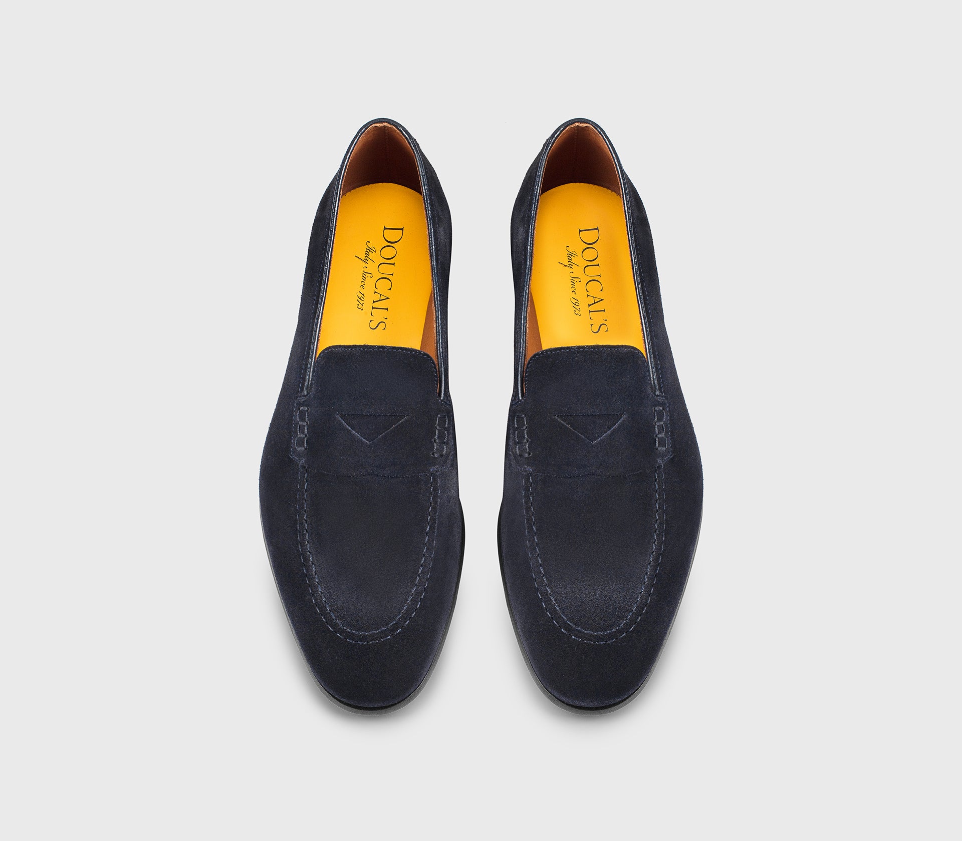 DU2983PANNUF009NB00 - Mocassino in suede blu
