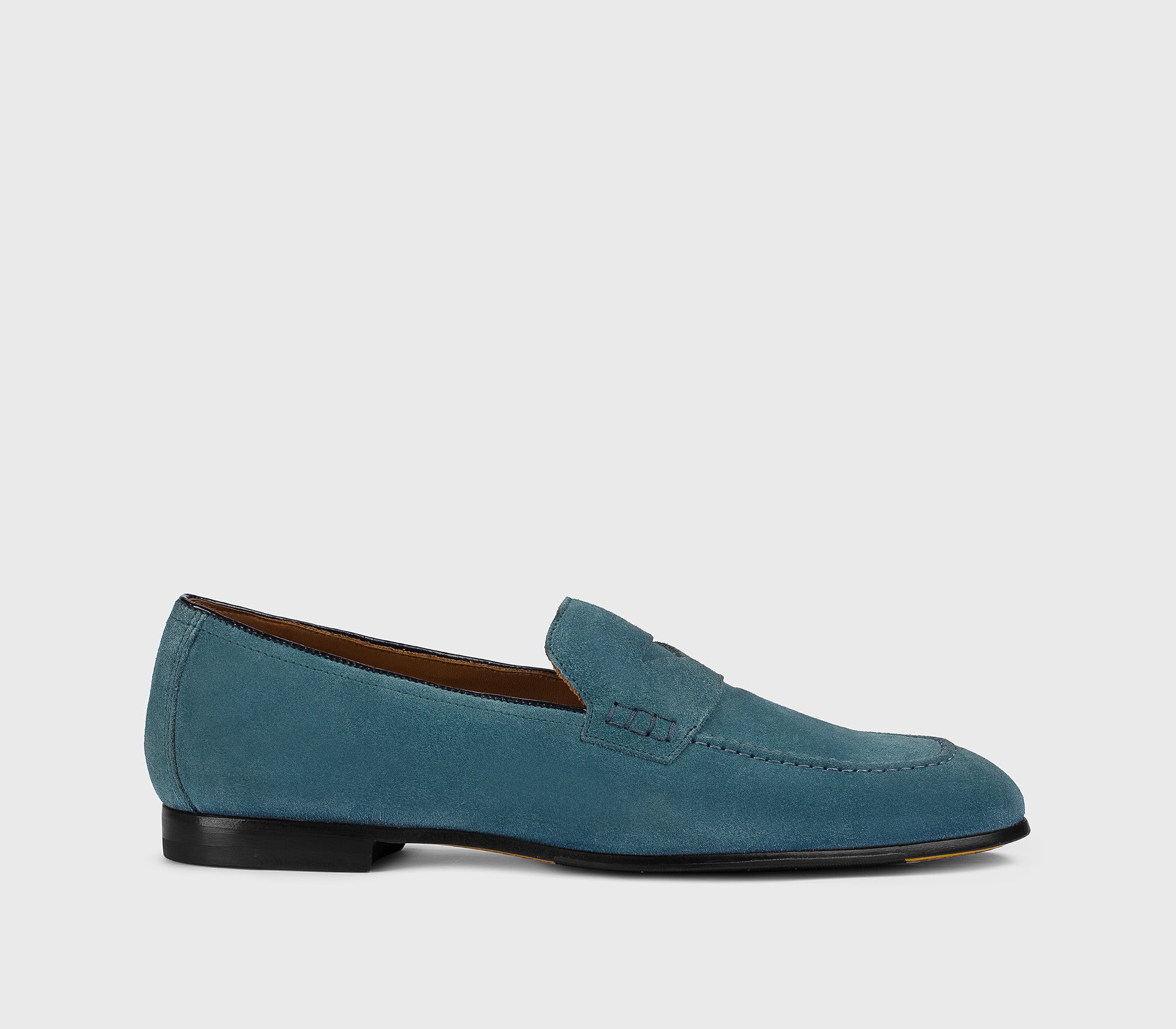 DU2983PANNUF009NB34 - Mocassino in suede blu