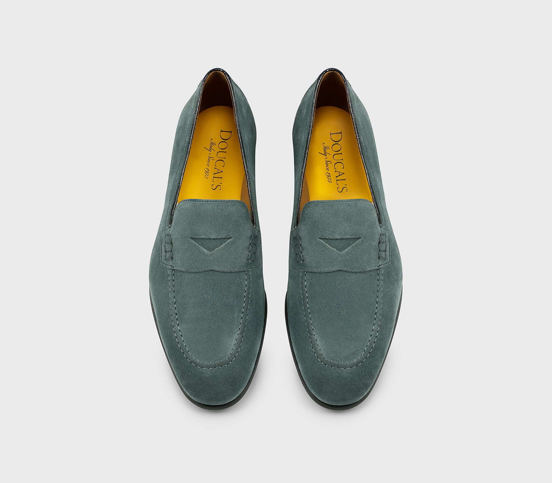 DU2983PANNUF009NB34 - Mocassino in suede blu
