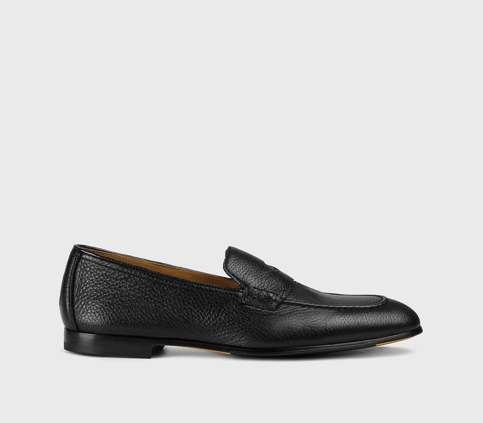 DU2983PANNUF054NN00 - Mocassino in pelle di cervo nero