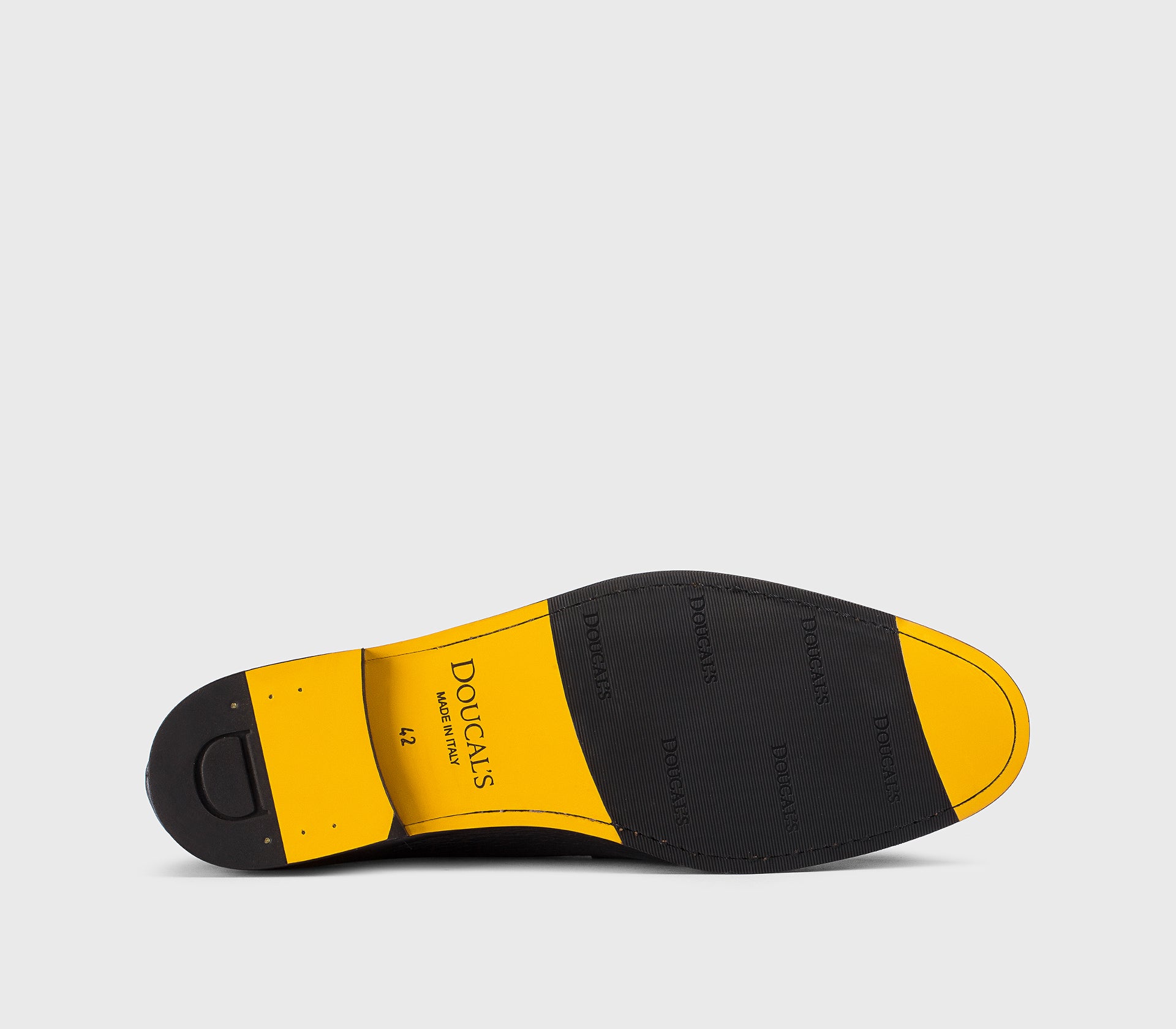 Mocassin en cuir de cerf brun foncé