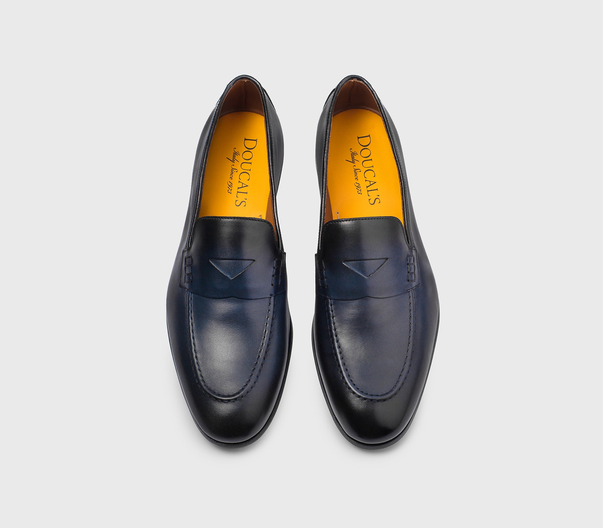 DU2983PANNUF159NB28 - Mocassino in pelle blu
