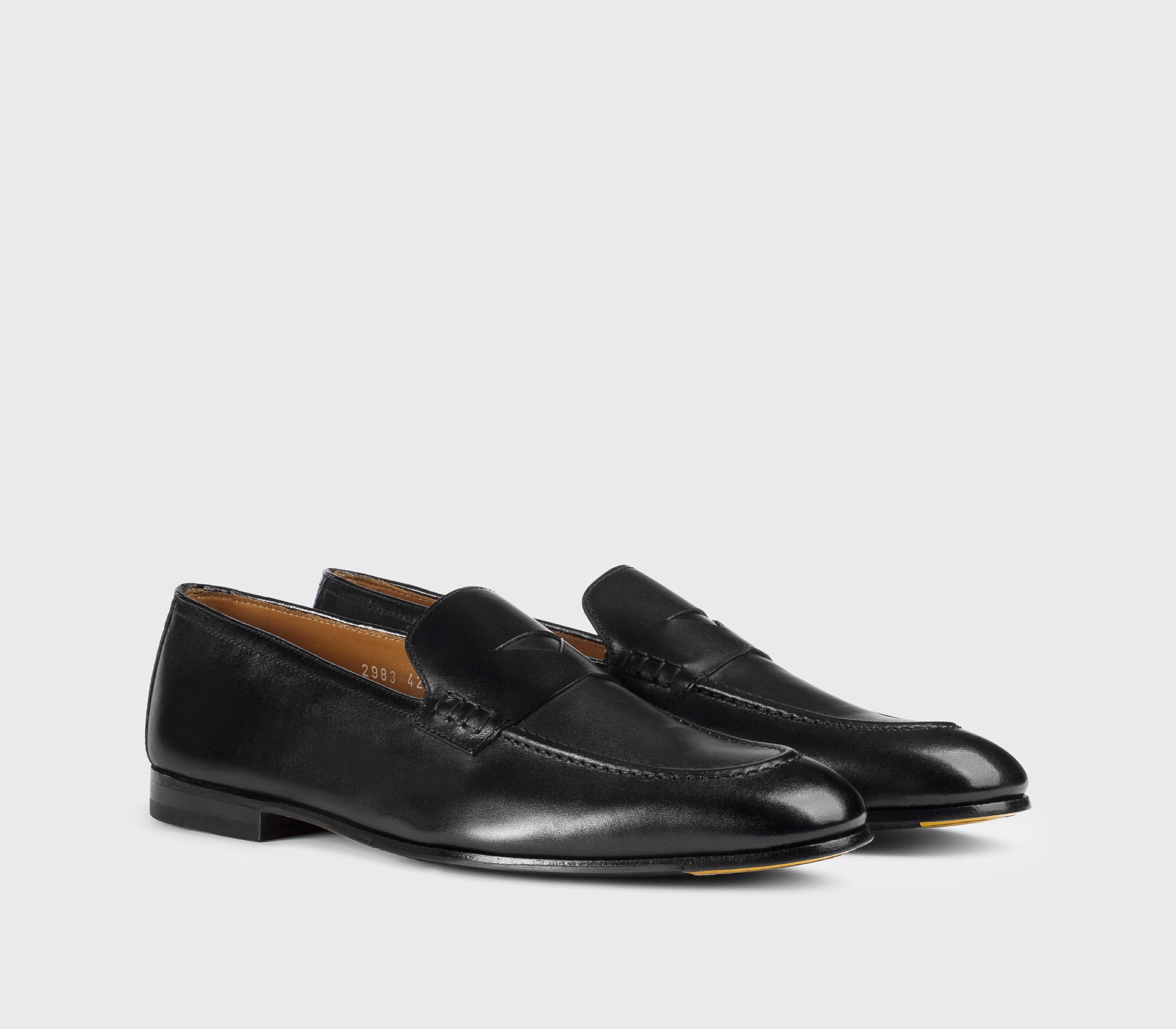 DU2983PANNUF159NN00 - Mocassino in pelle nero