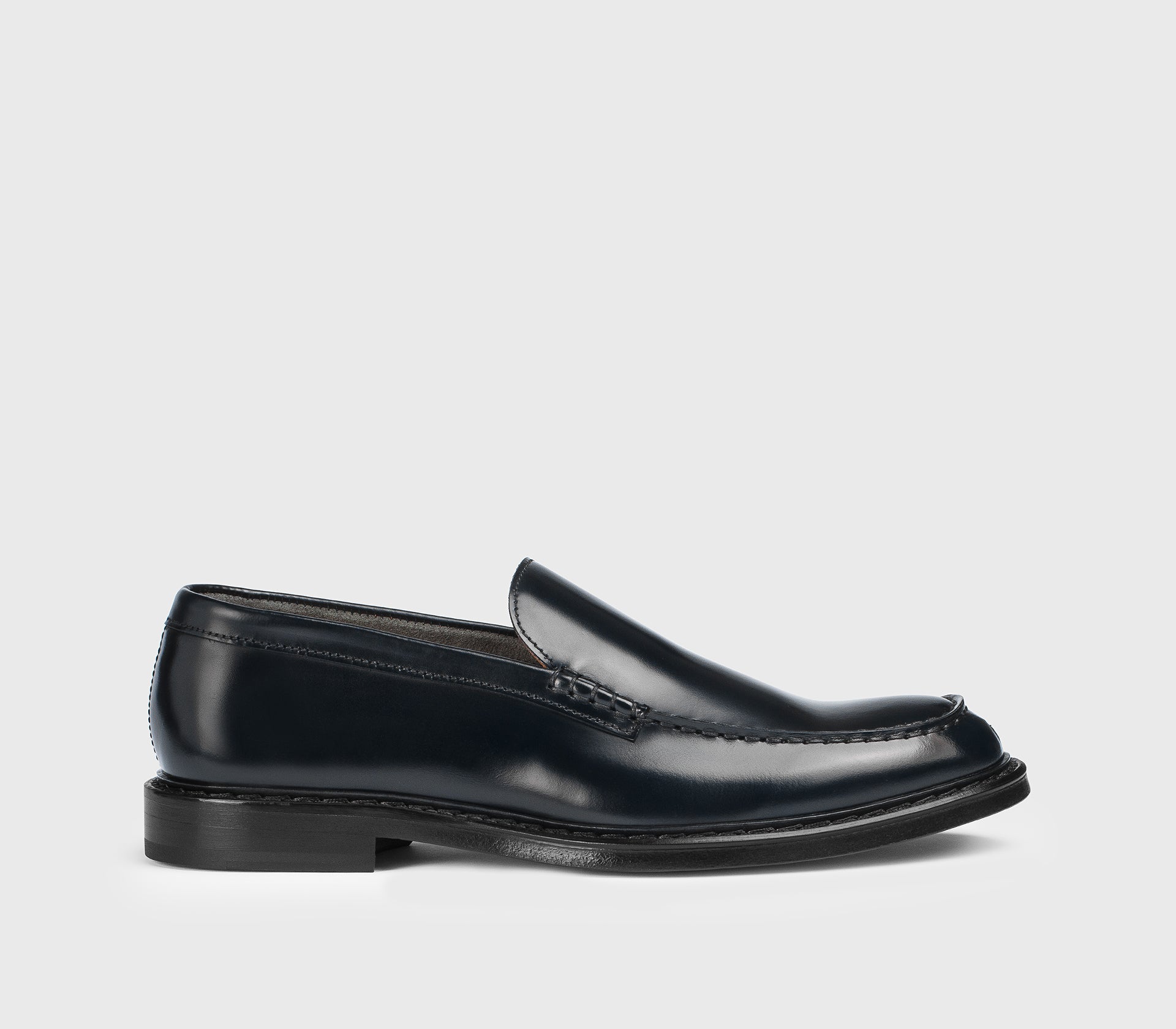 Mocassino da uomo in pelle| blu - Doucal's