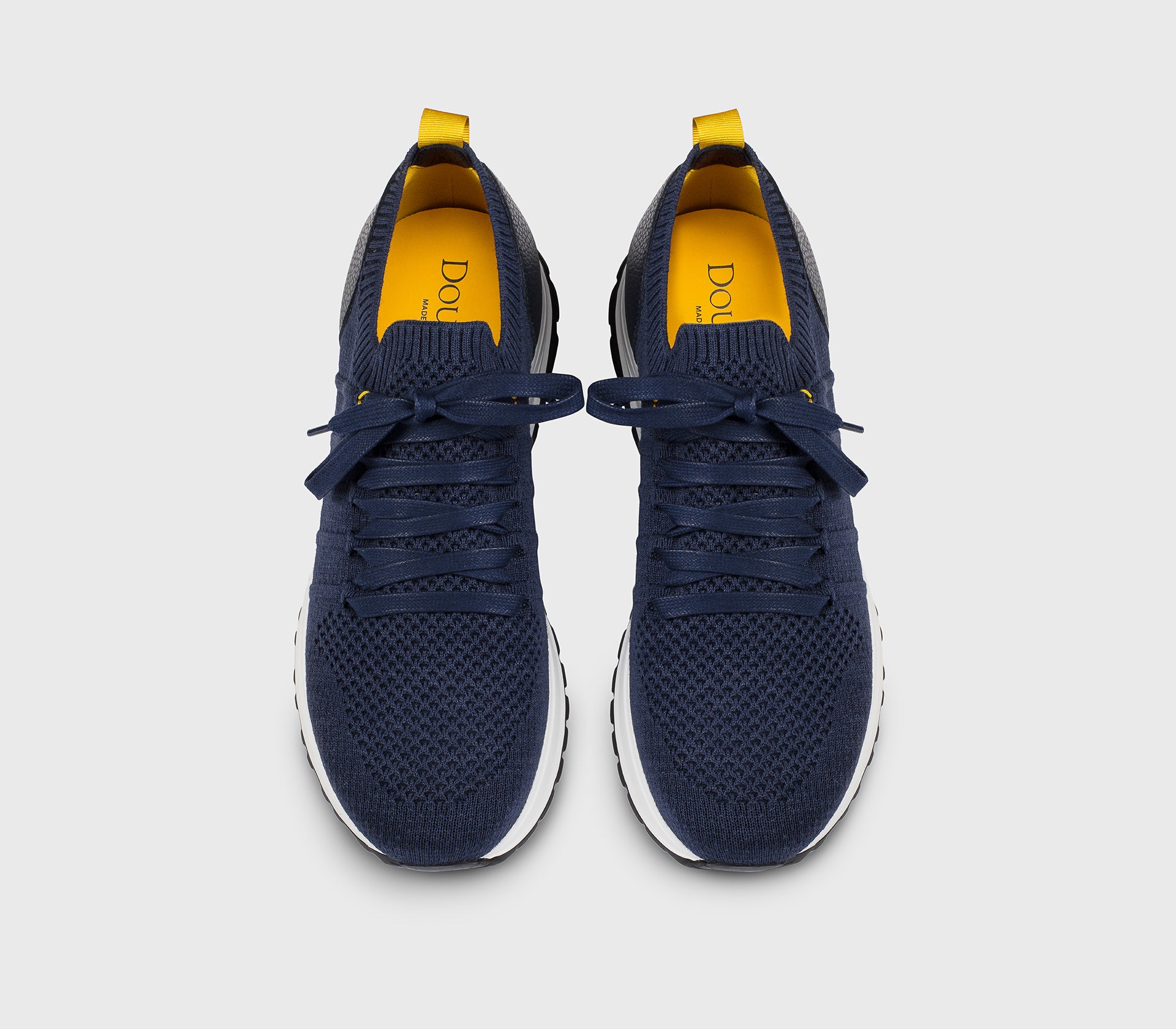 DU3222SYDNPZ830NB00 - Sneaker in tessuto tecnico e pelle blu