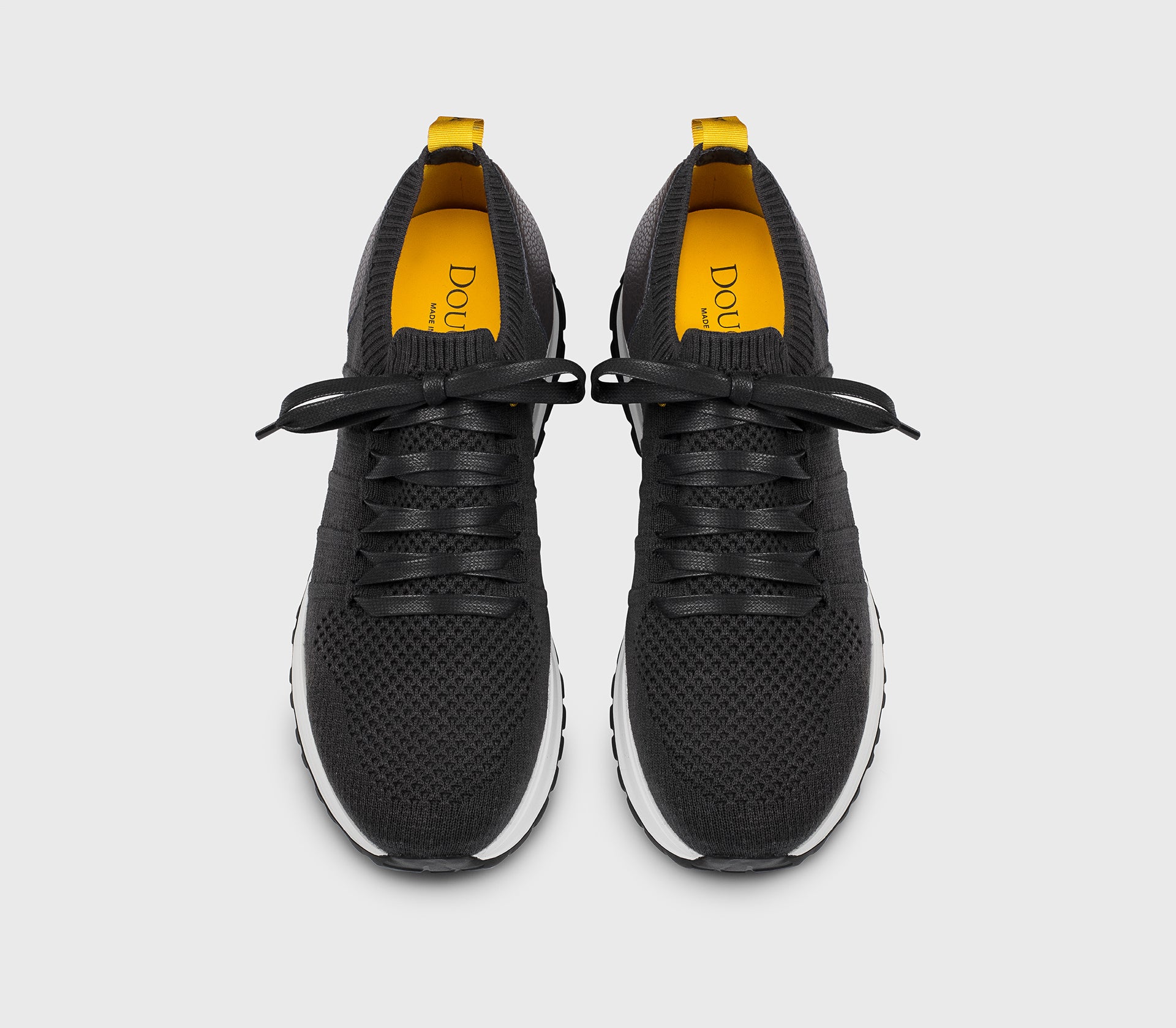 DU3222SYDNPZ830NN38 - Sneaker in tessuto tecnico e pelle grigia