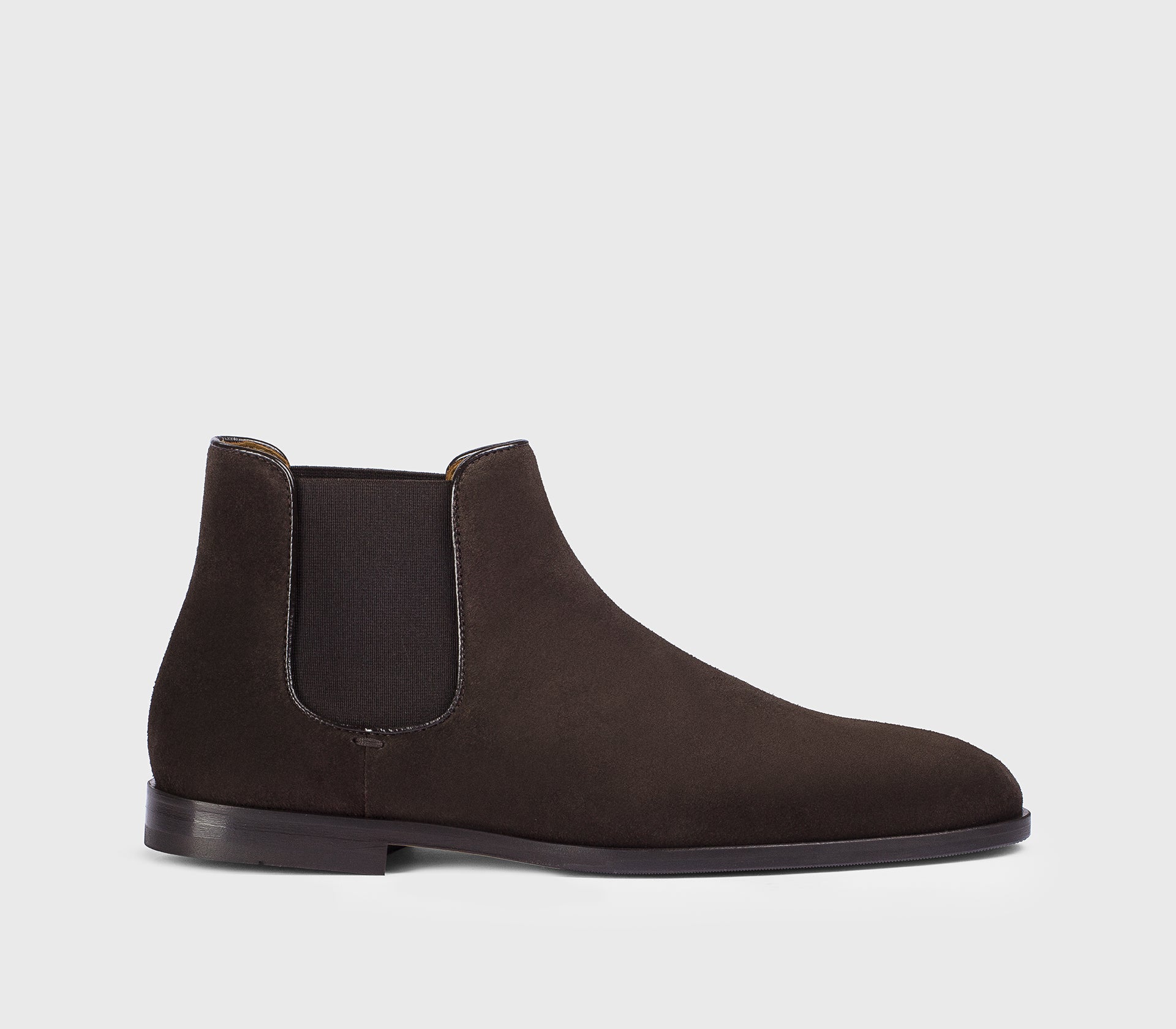 DU3292STREUF009TM23 - Stivaletto in suede marrone "terre"