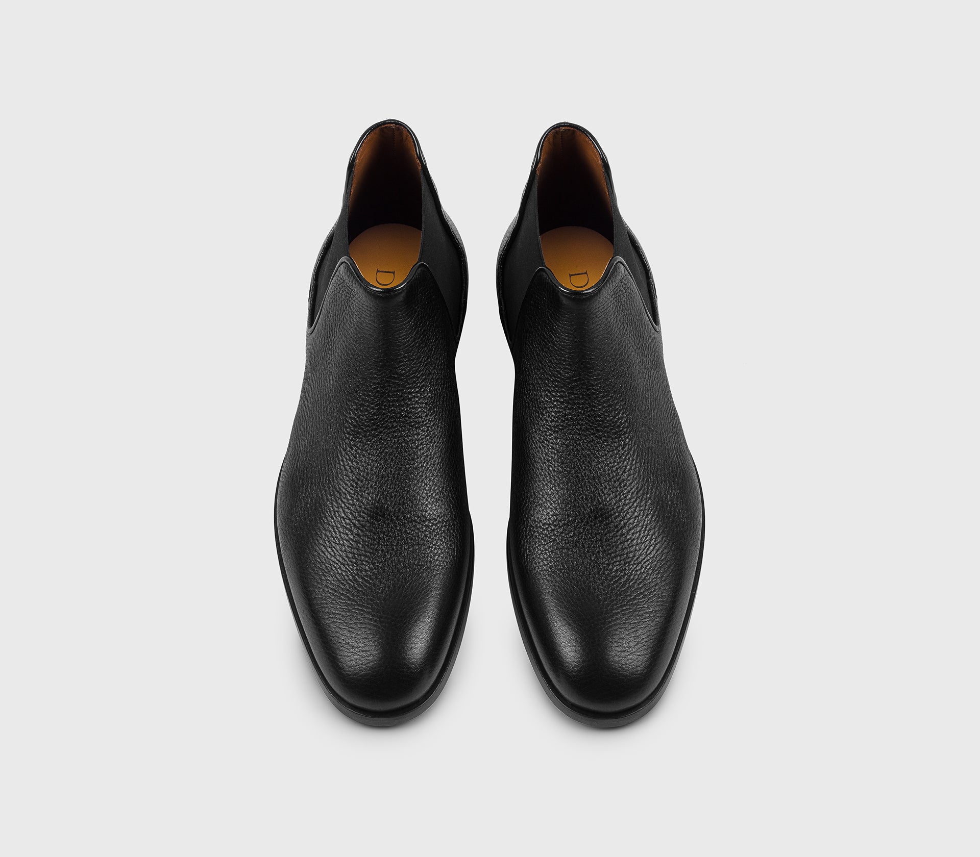 DU3292STREUF054NN00 - Stivaletto in pelle di cervo nero