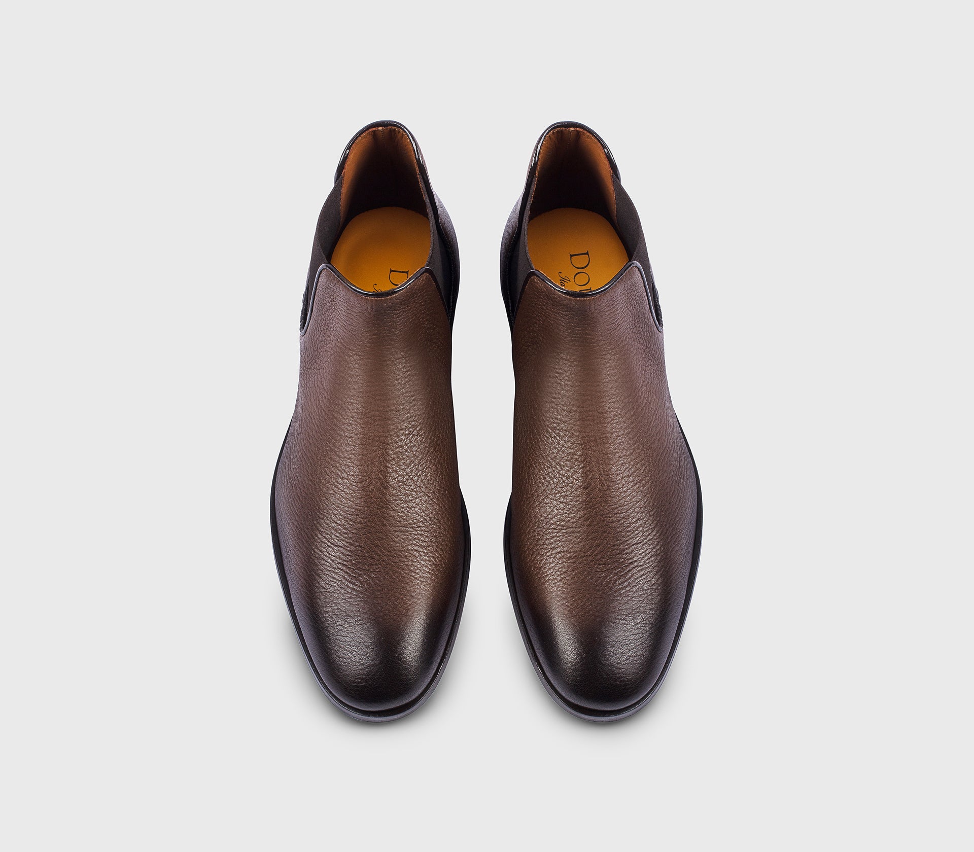DU3292STREUF054TM04 - Stivaletto in pelle di cervo marrone