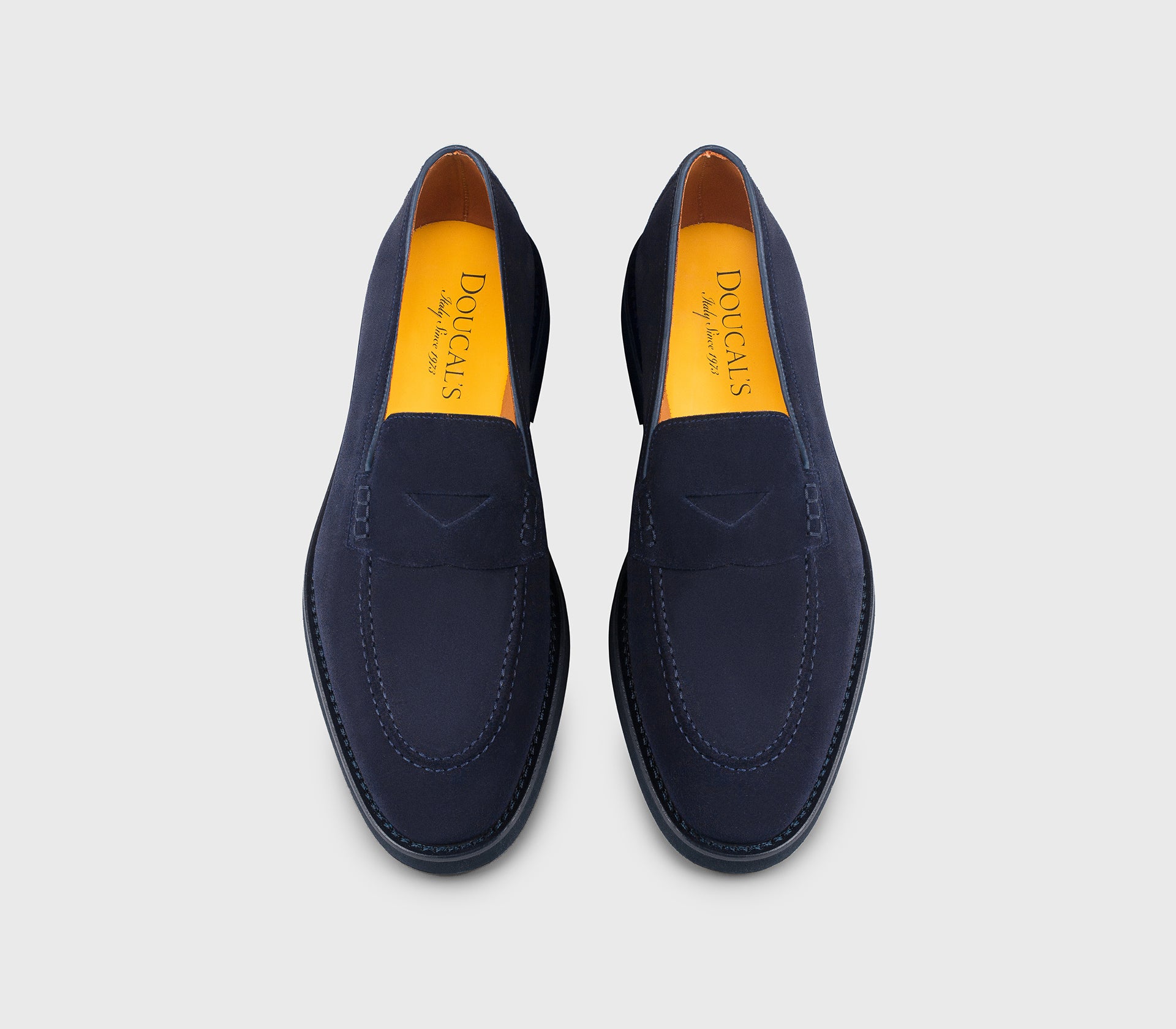 DU3294SALOUF009BB00 - Mocassino in suede blu