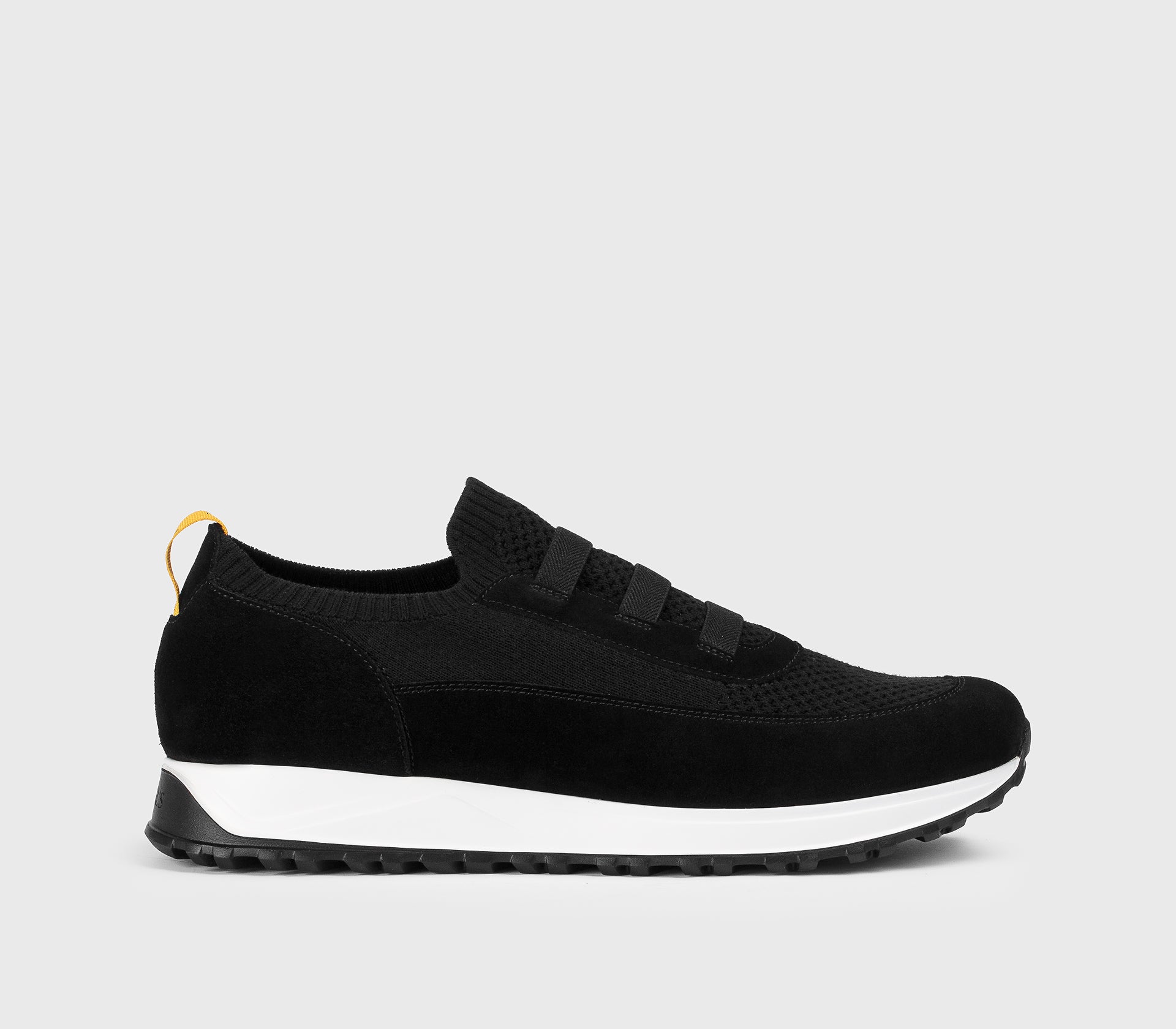 DU3318SYDNPZ846NN00 - Sneaker in tessuto tecnico e suede nera