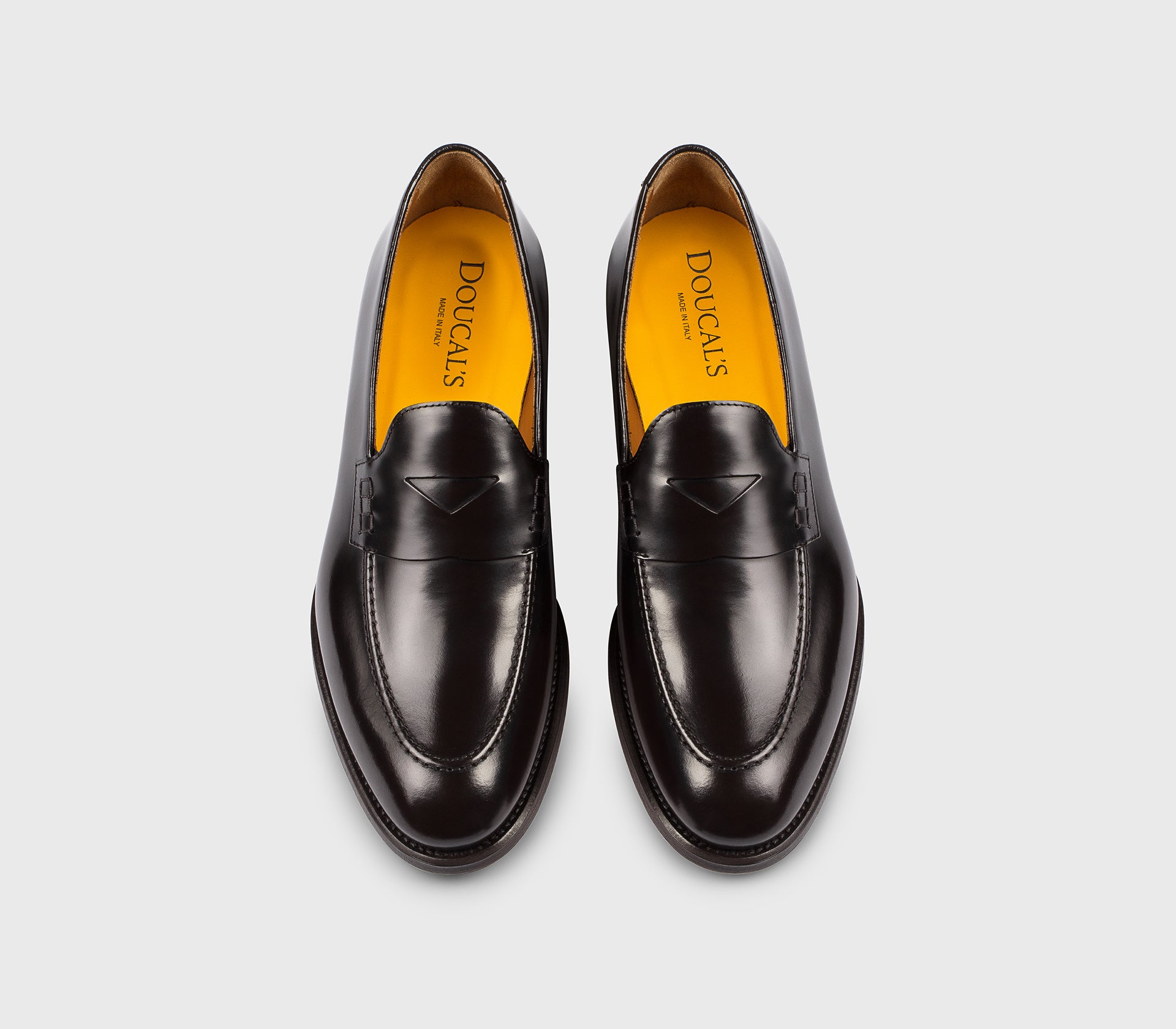 DU3340ORVNUF007TM02 - Mocassino in pelle marrone "ebano"
