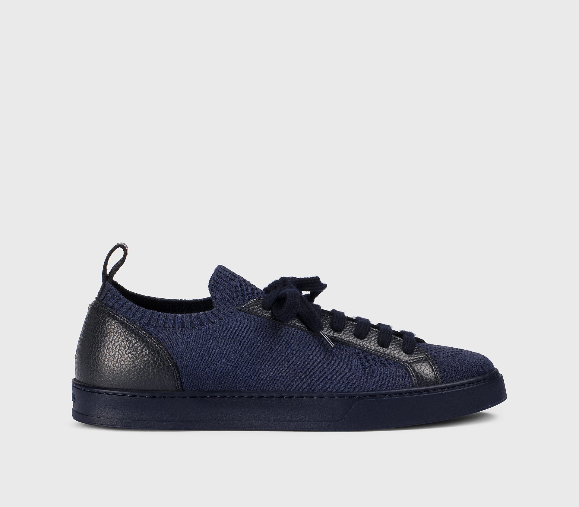 DU3381SPENPZ830BB00 - Sneaker in tessuto tecnico e pelle blu