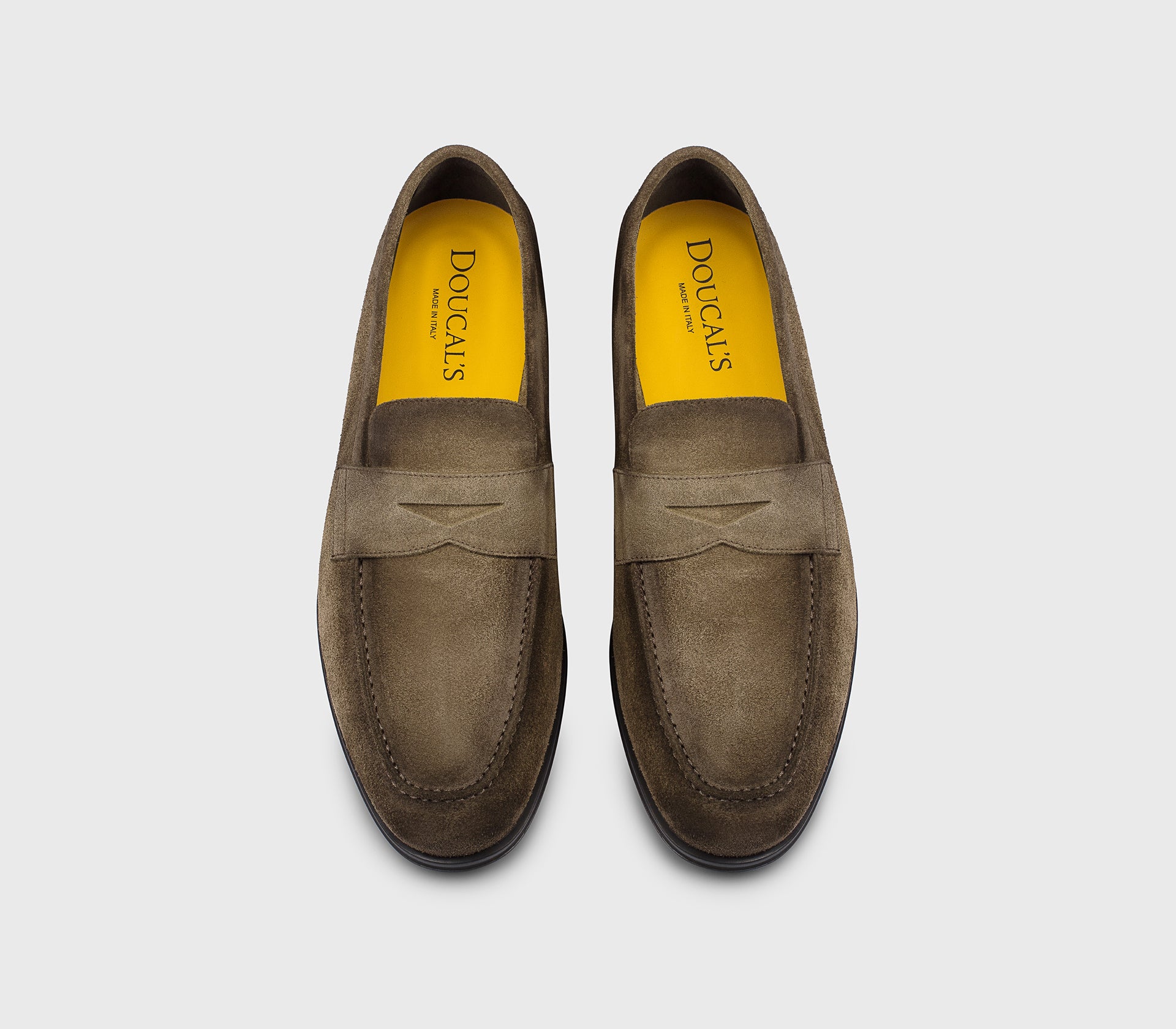 DU3382NOTTUY260TM08 - Mocassino in suede cacao