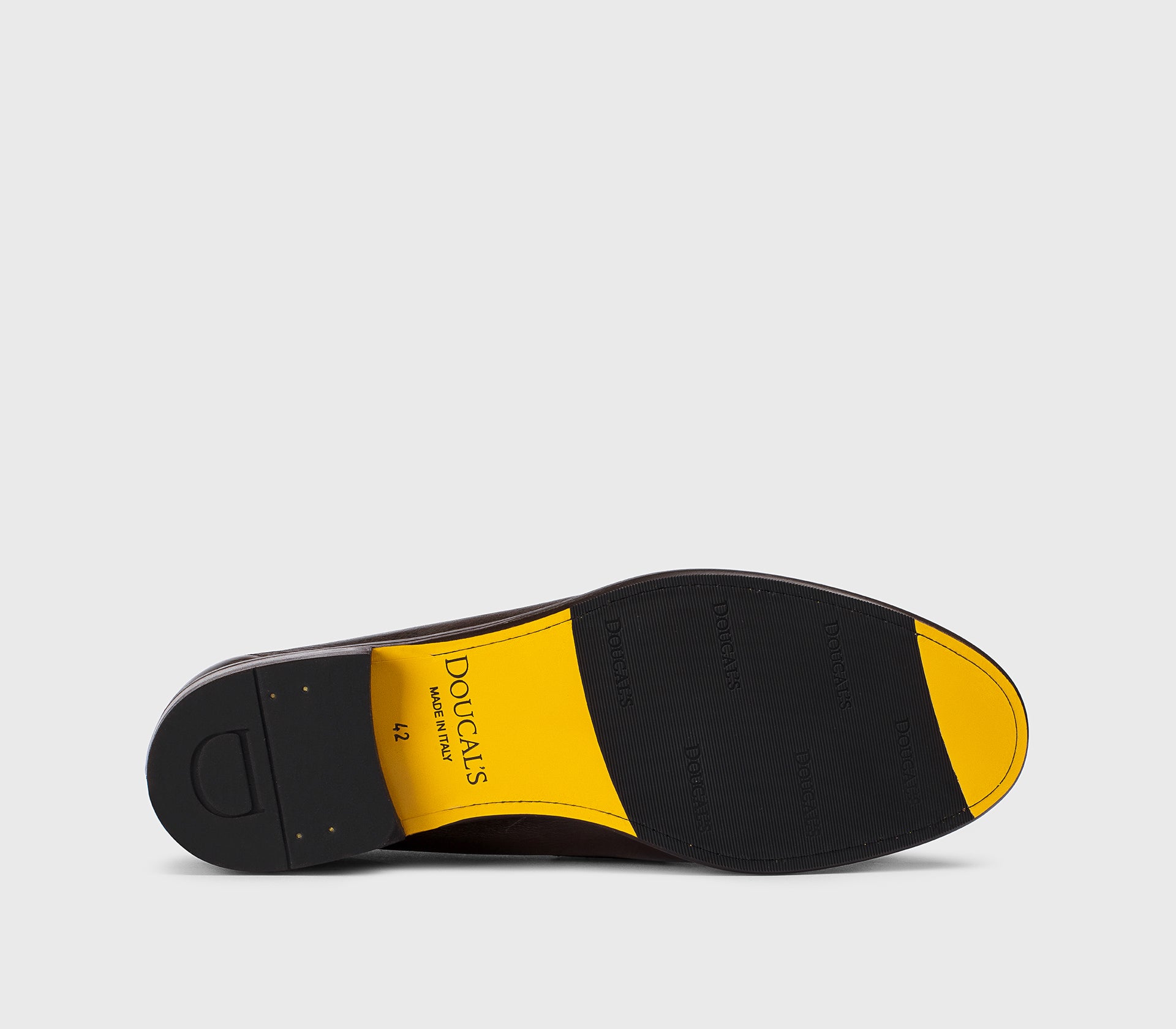 DU3399STRAUY188MM04 - Mocassino con nappine e frangia in pelle marrone