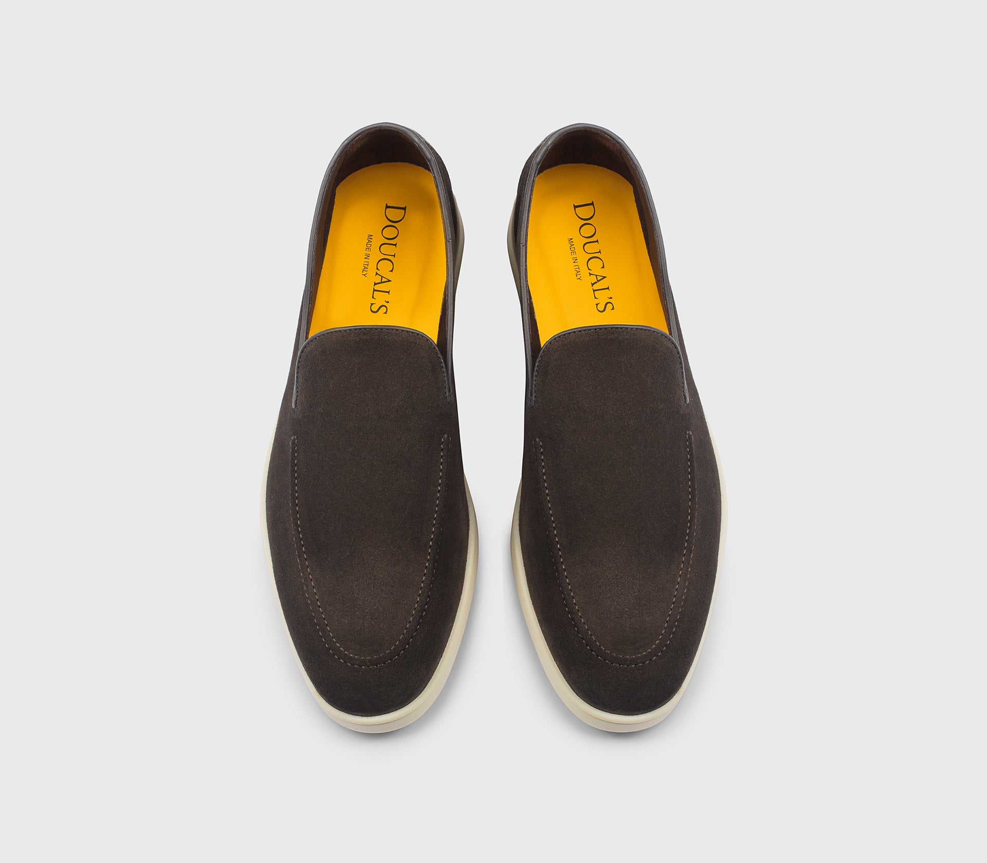 DU3413NWMAUY009GM23 - Mocassino in suede marrone "terre"