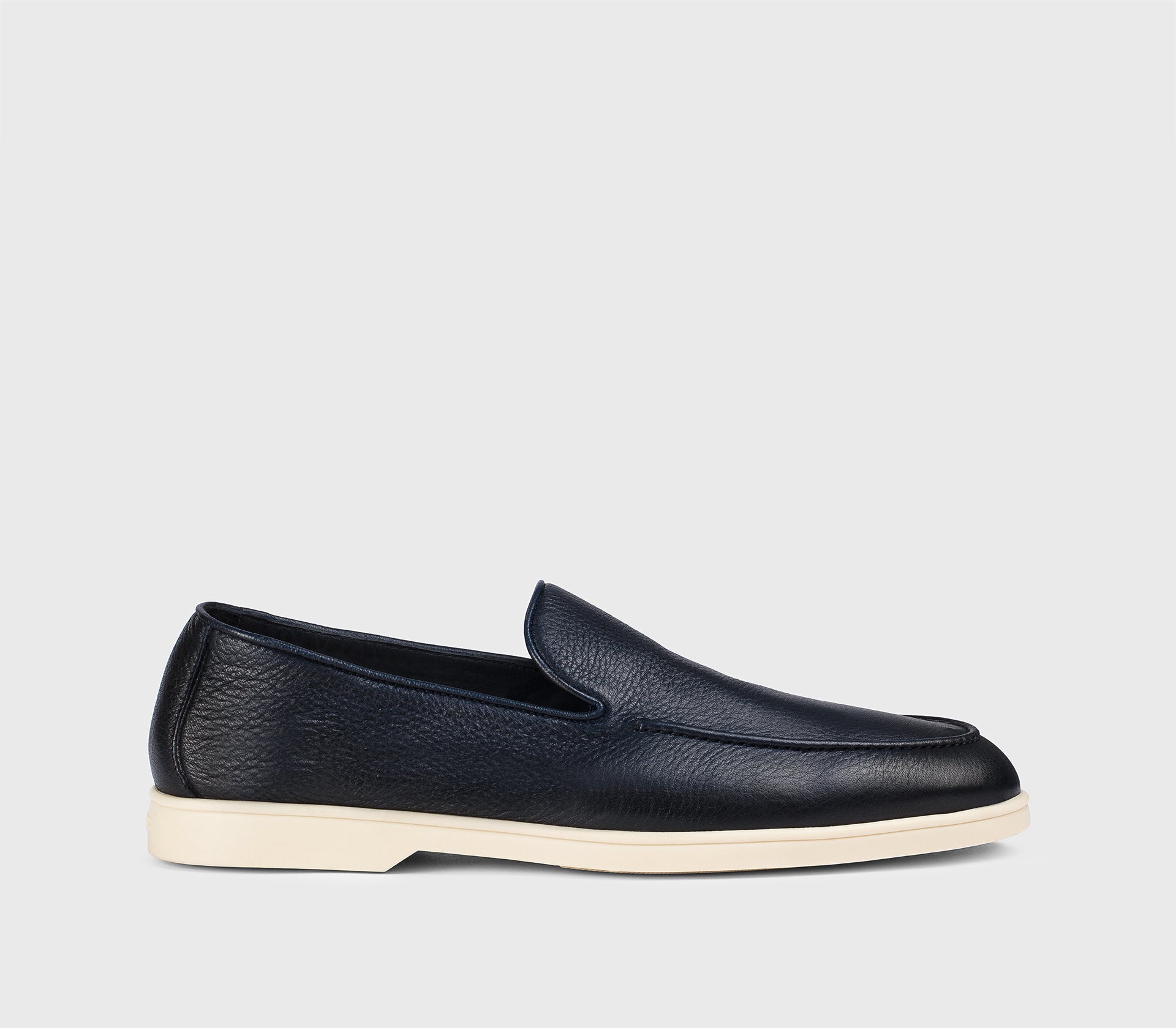 DU3413NWMAUY054GB00 - Mocassino in pelle di cervo blu