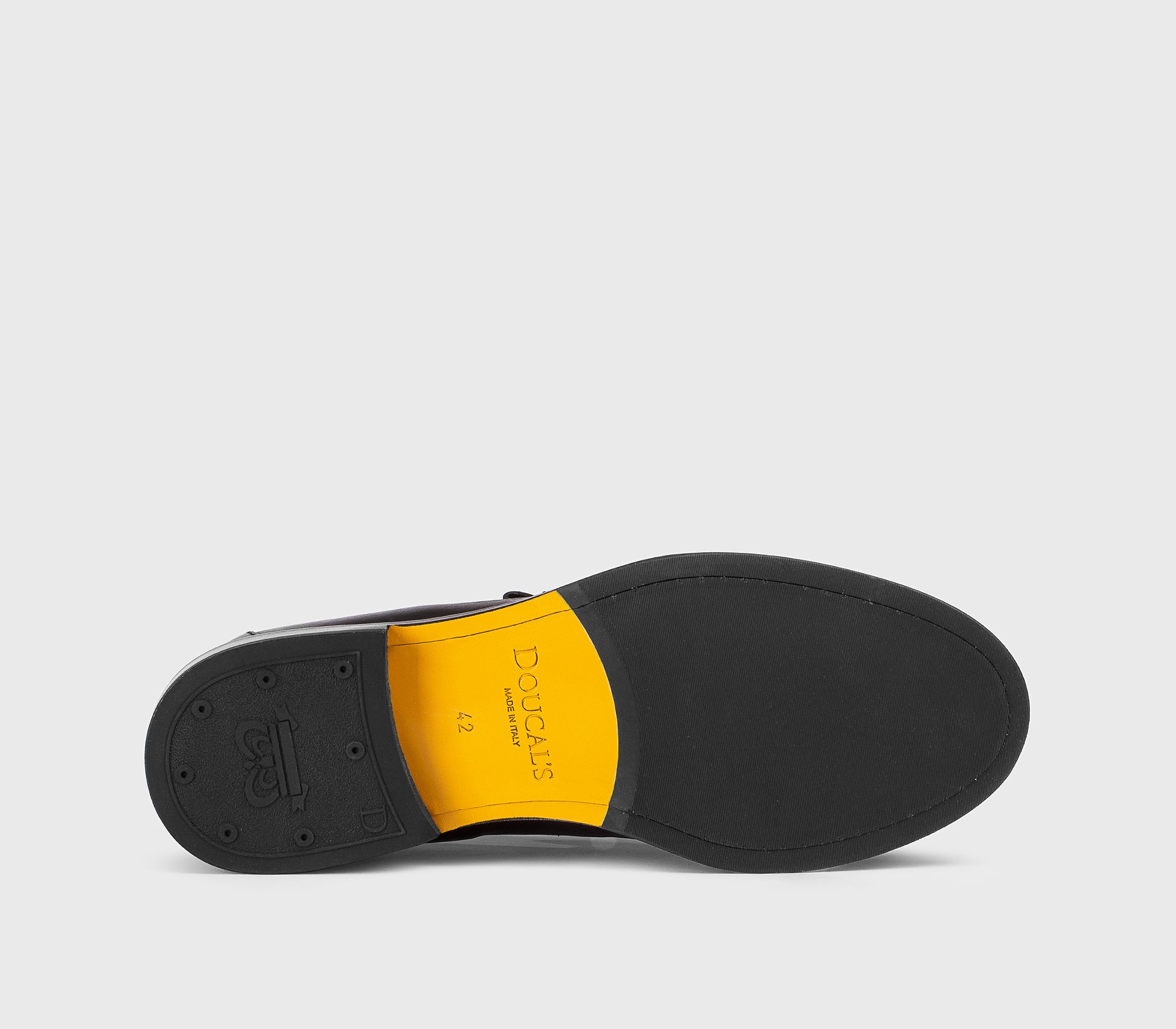 DU3498BRANUF188TM00 - Mocassino con nappine e frangia in pelle testa di moro