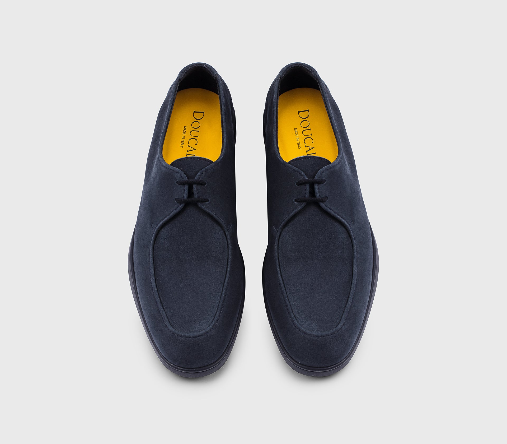 DU3512NWMAUY288BB38 - Stringata a due fori in suede blu