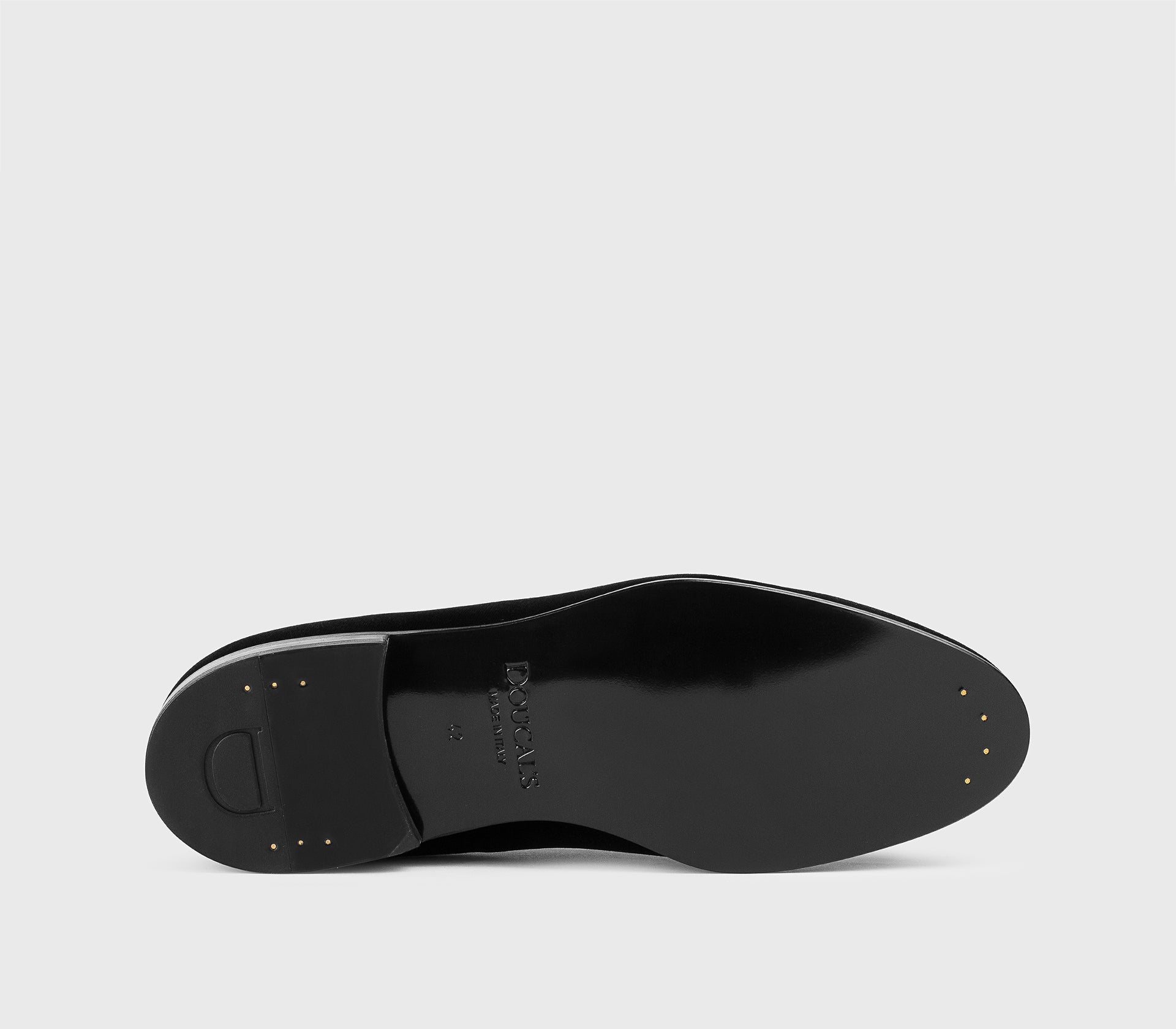 DU3529RENNUF034NN00 - Mocassino pantofola in velluto nero