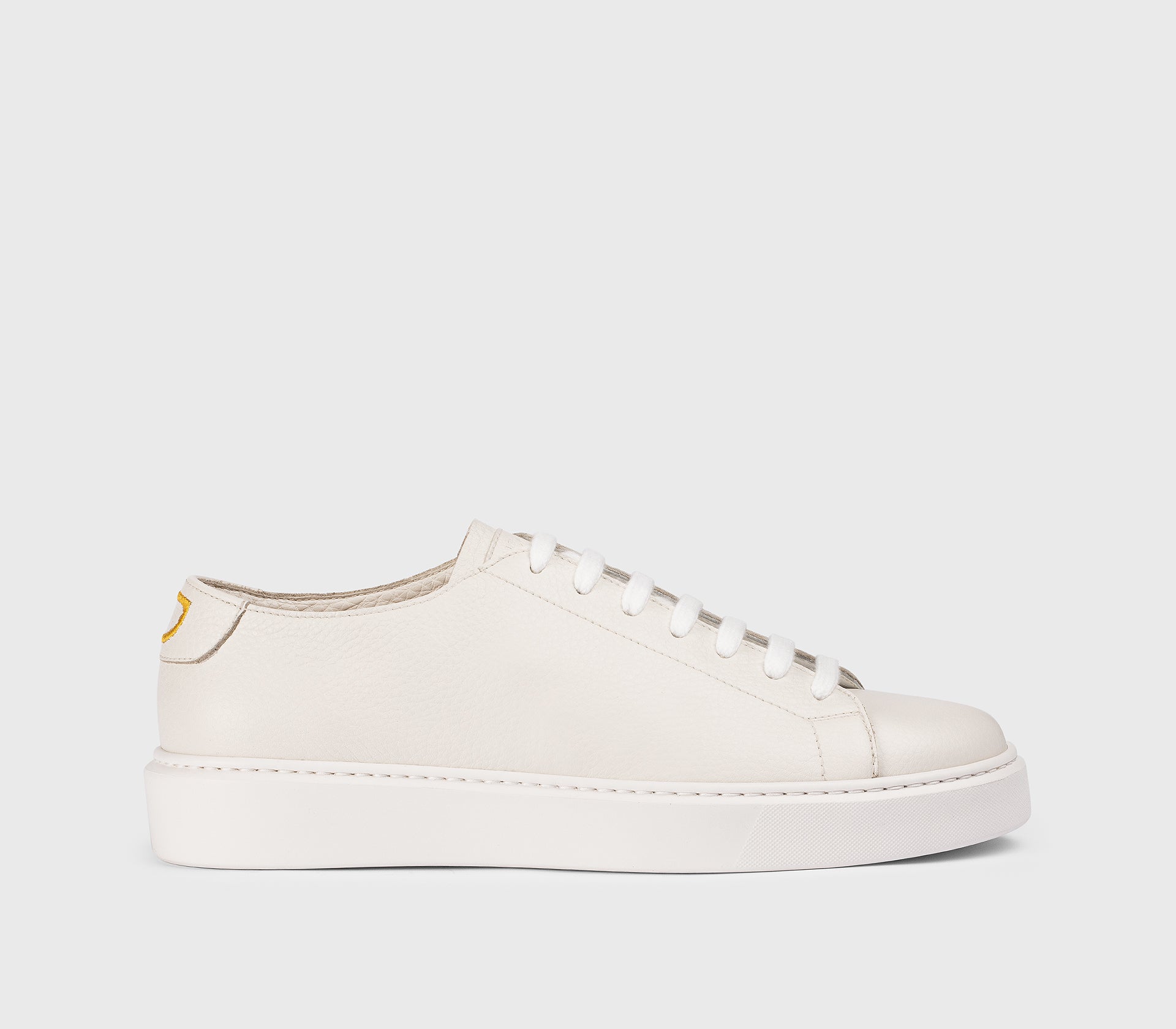DU3539ALEXUY225EW00 - Sneaker in pelle bottalata bianca