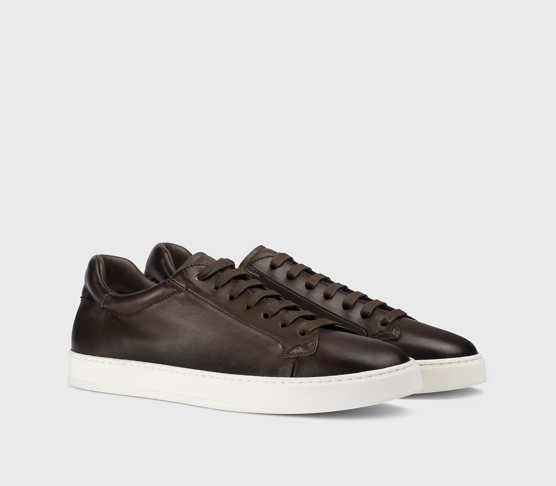 DU3552SPENUF282EM00 - Sneaker in pelle testa di moro