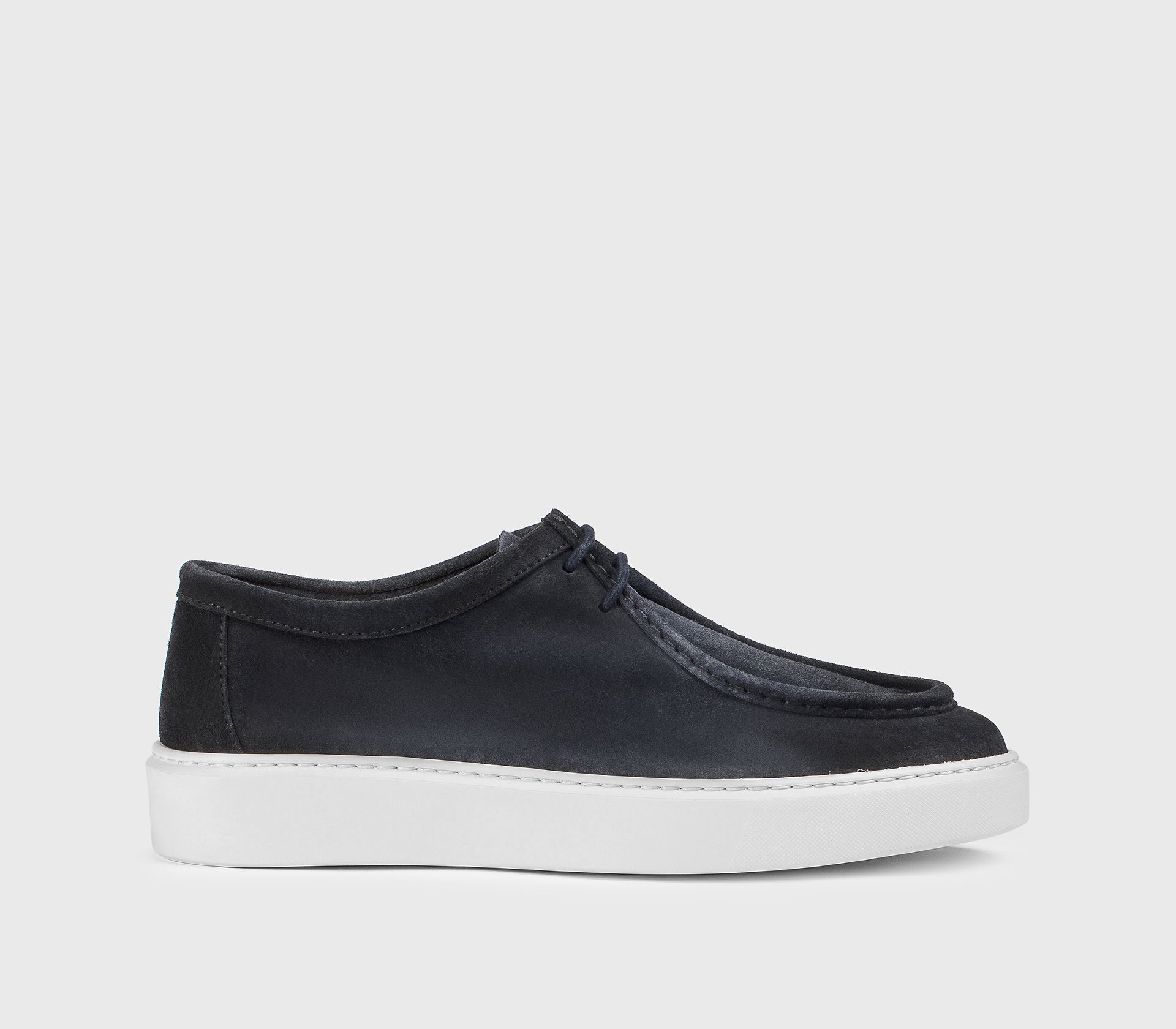 DU3553SWIFUZ260EB15 - Stringata a due fori in suede blu "notte"