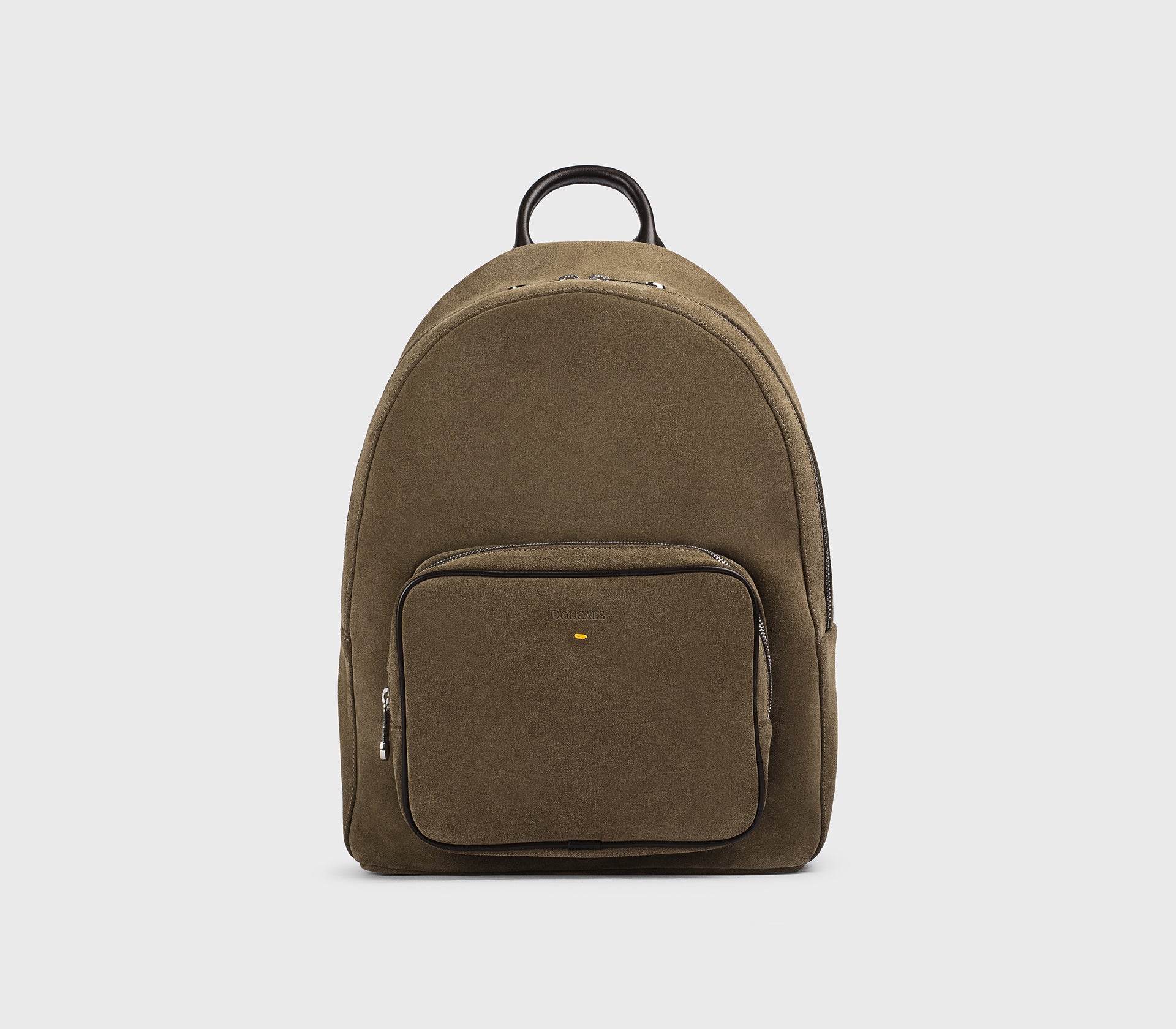 Zaino in pelle e suede cacao