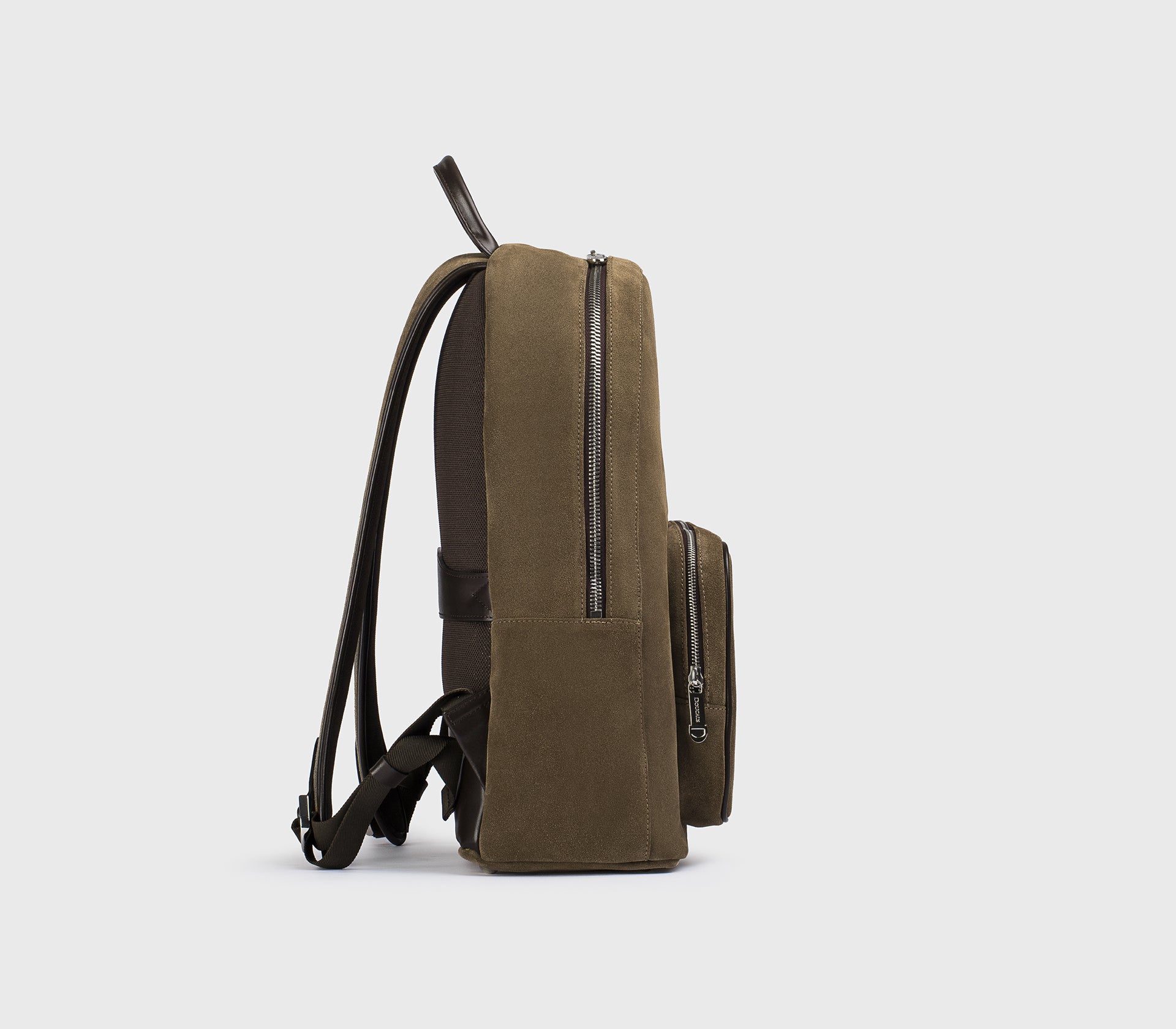 Zaino in pelle e suede cacao