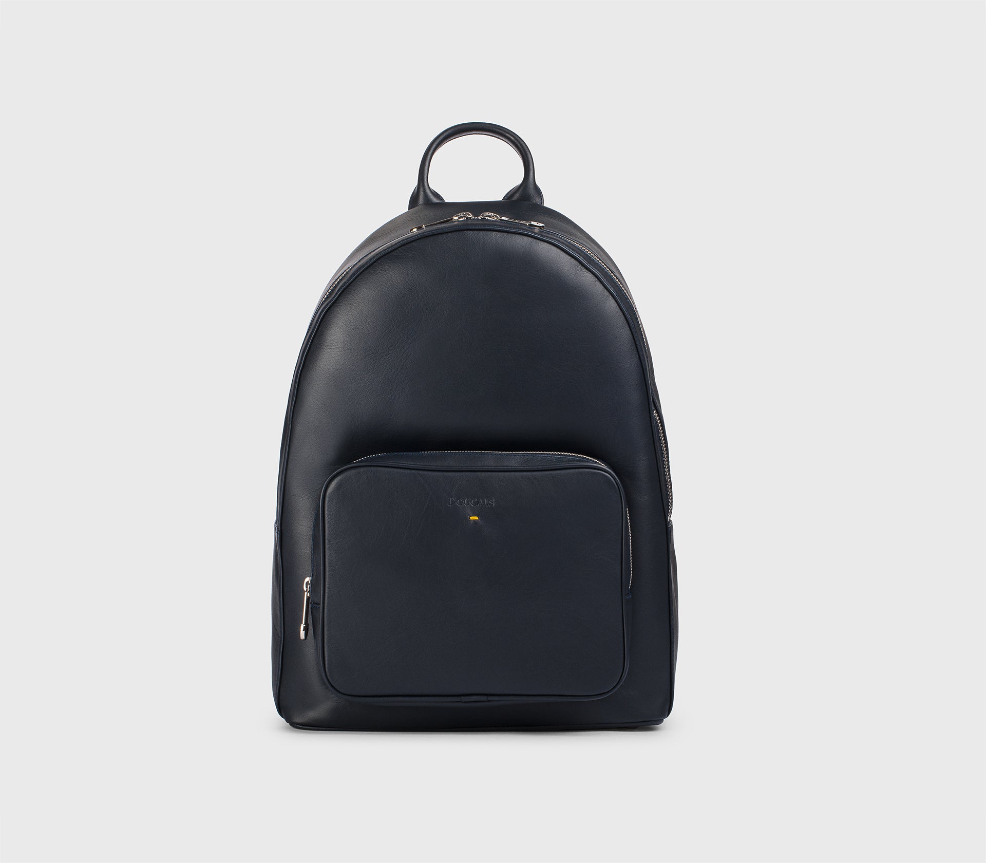 Zaino in pelle blu