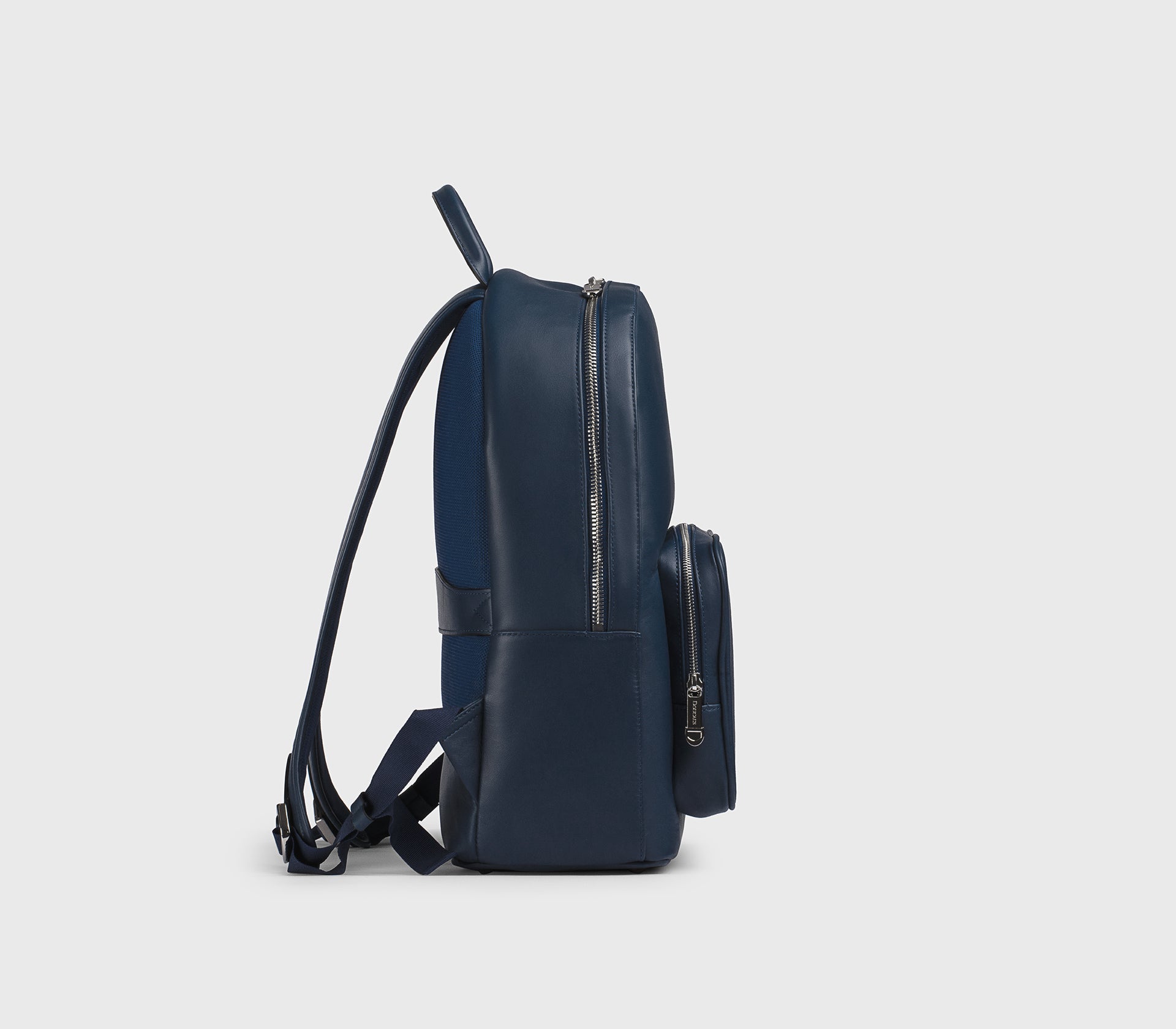 Zaino in pelle blu "avio"